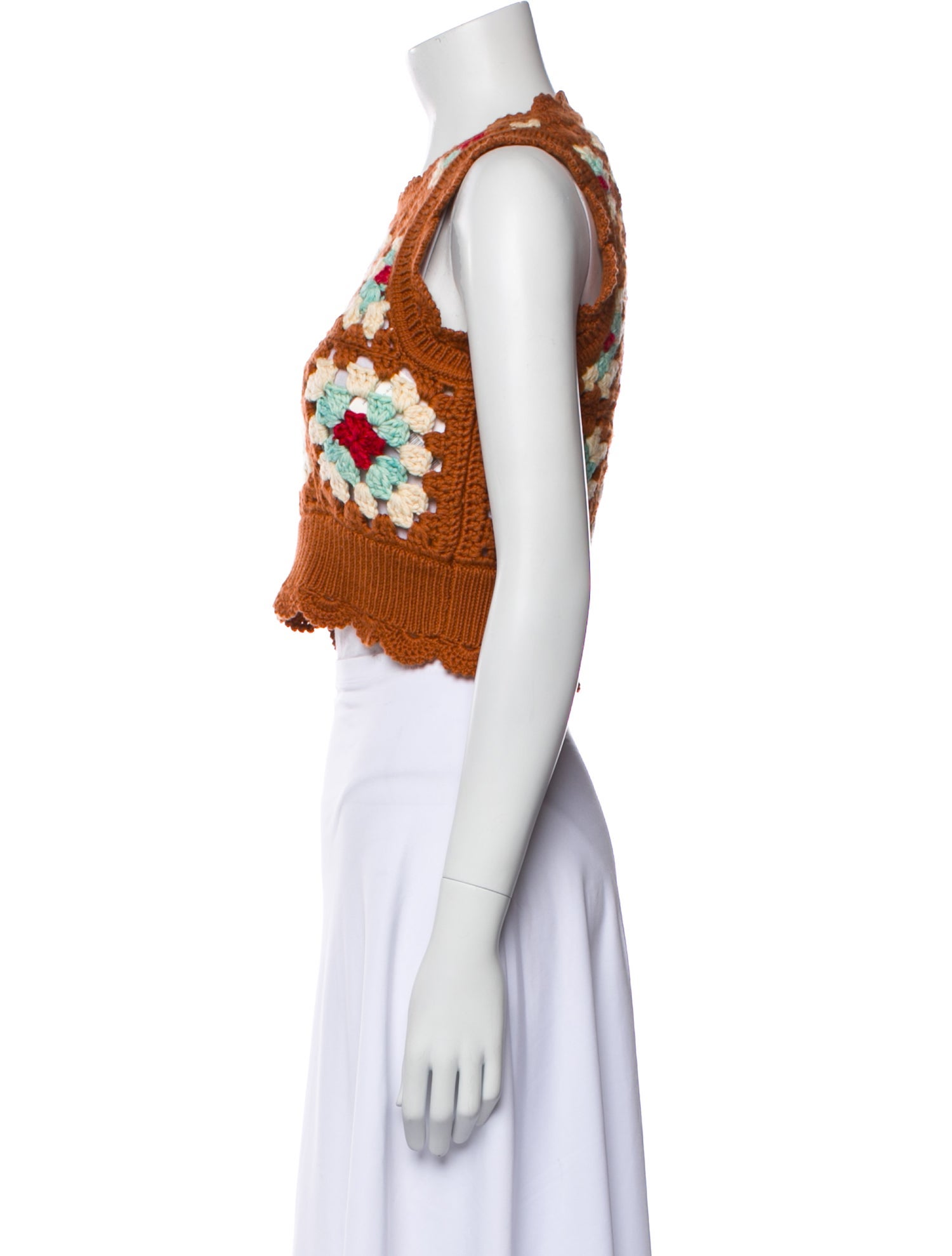 Loeffler Randall Wool Printed Sweater