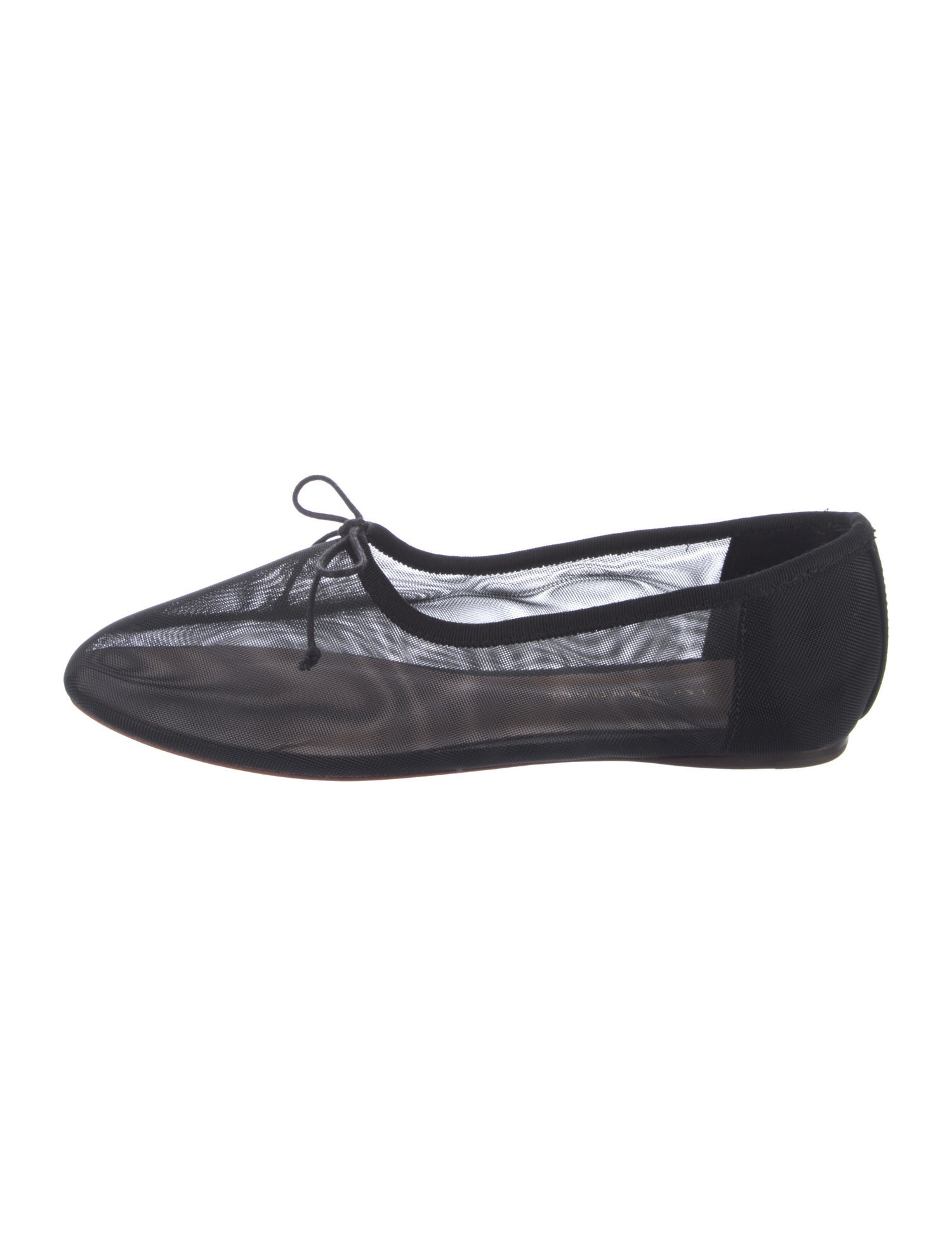 Loeffler Randall Mesh Bow Accents Ballet Flats