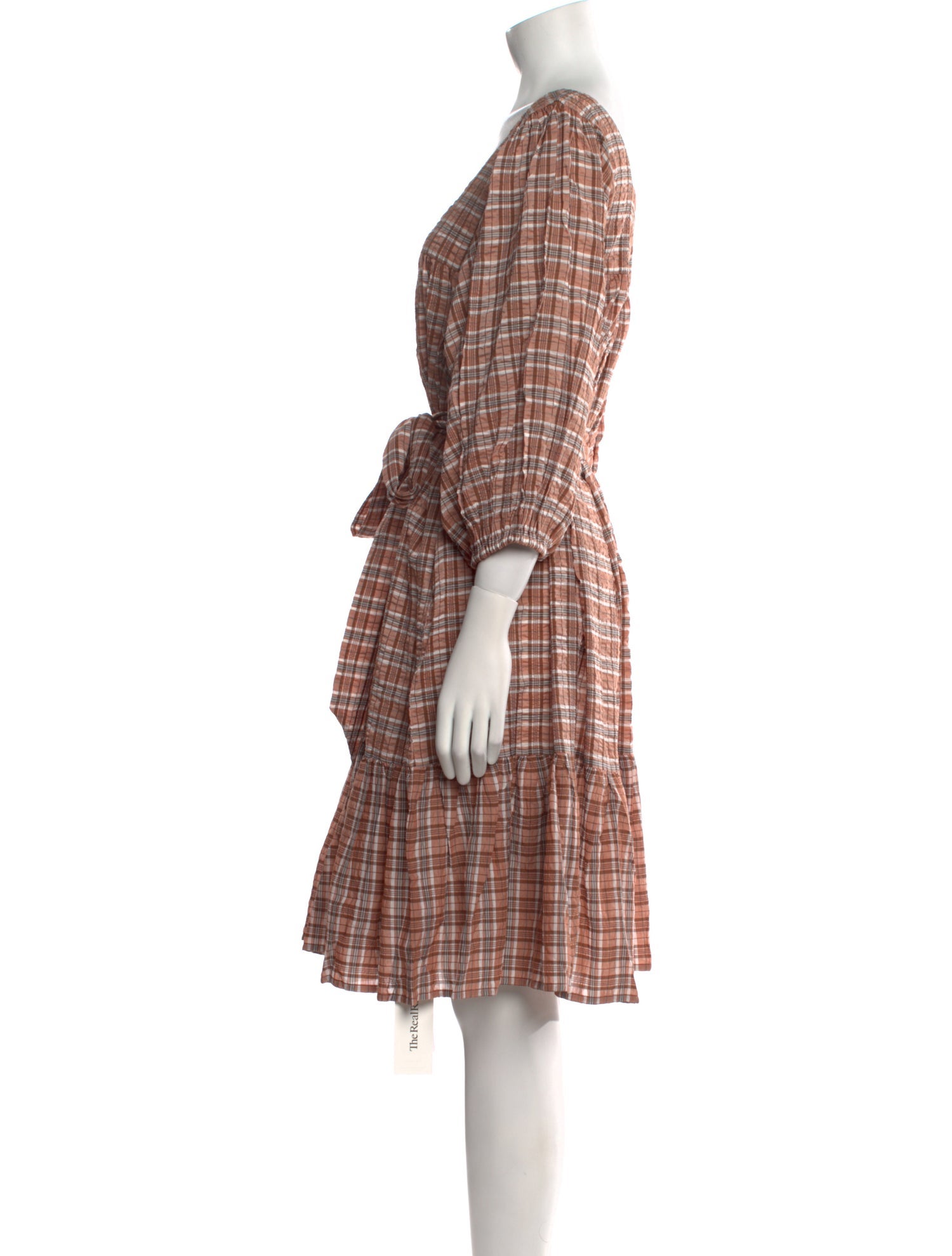 Loeffler Randall Plaid Print Mini Dress