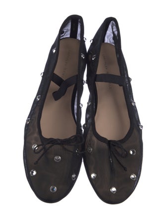 Loeffler Randall Mesh Mesh Accents Mary Jane Flats