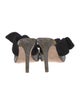 Loeffler Randall Glitter Bow Accents Mules