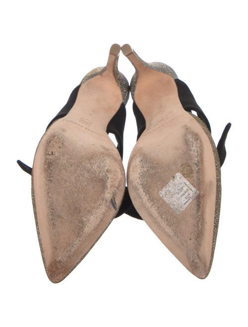 Loeffler Randall Glitter Bow Accents Mules