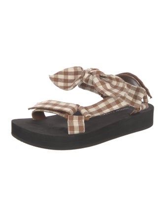 Loeffler Randall Plaid Print Sandals