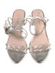 Loeffler Randall Leather Scalloped Accent Sandals