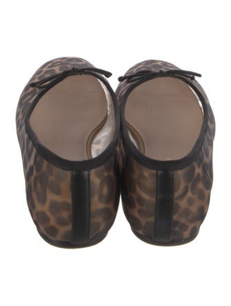 Loeffler Randall Mesh Printed Ballet Flats
