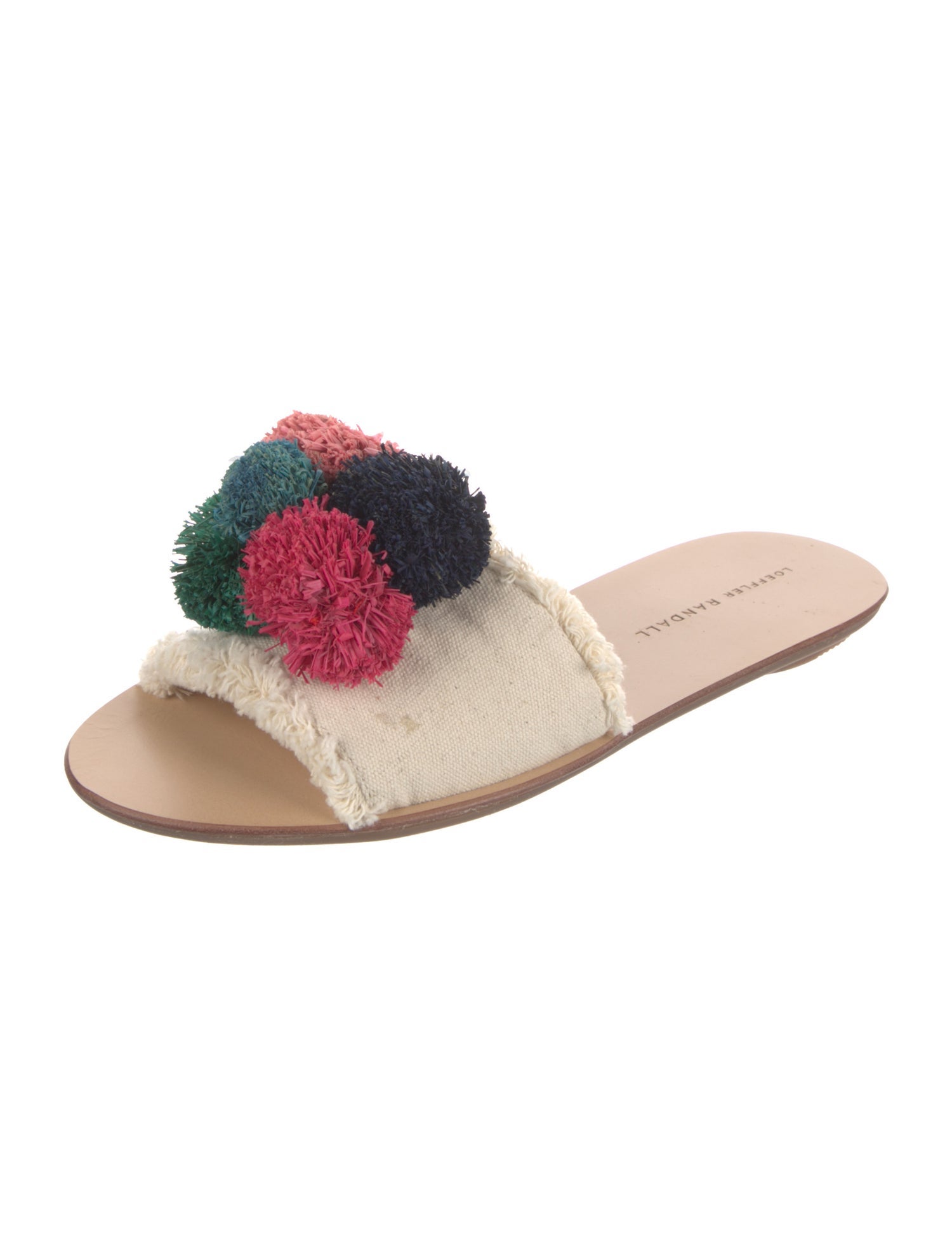 Loeffler Randall Canvas Floral Print Slides