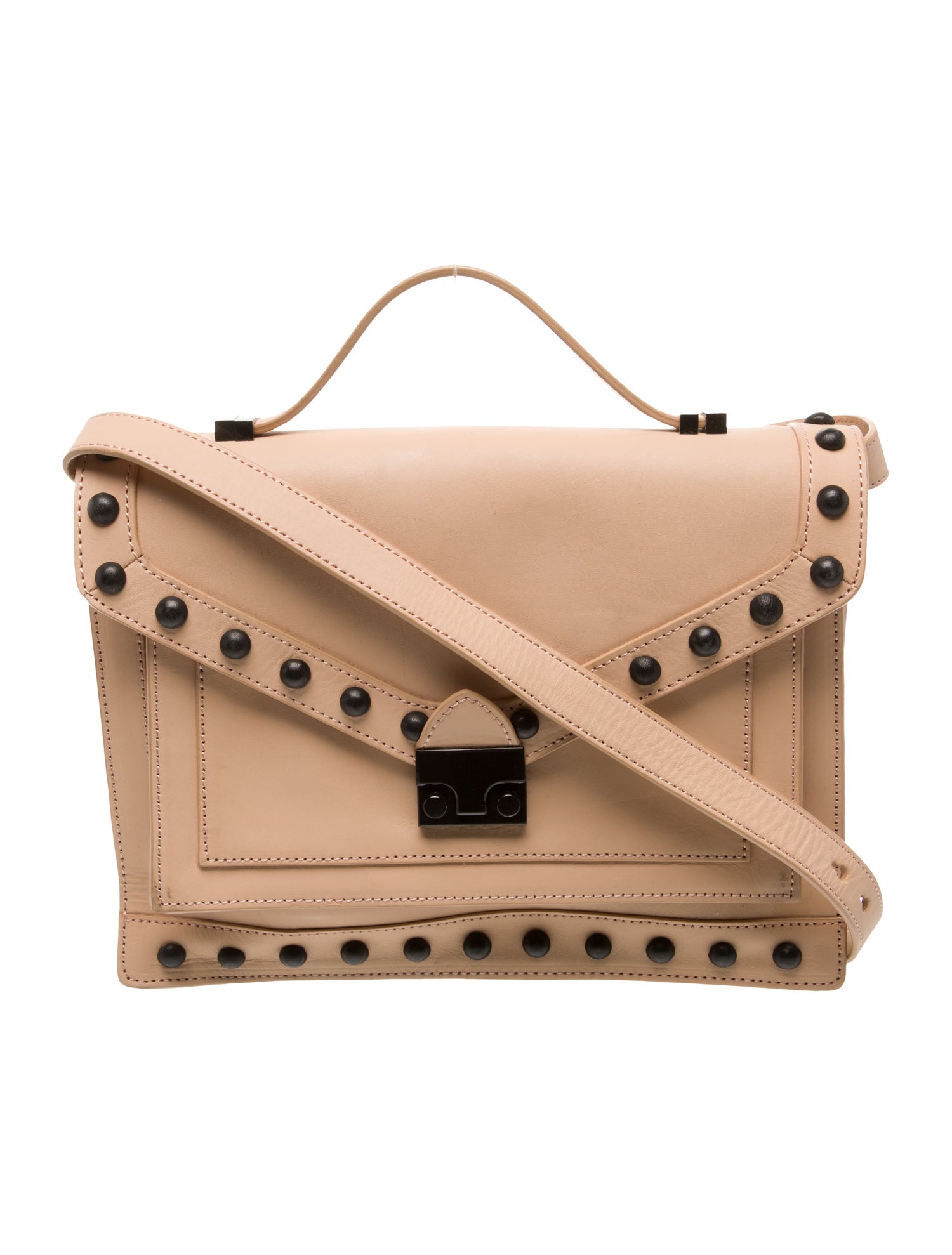 Loeffler Randall Leather Messenger Bag