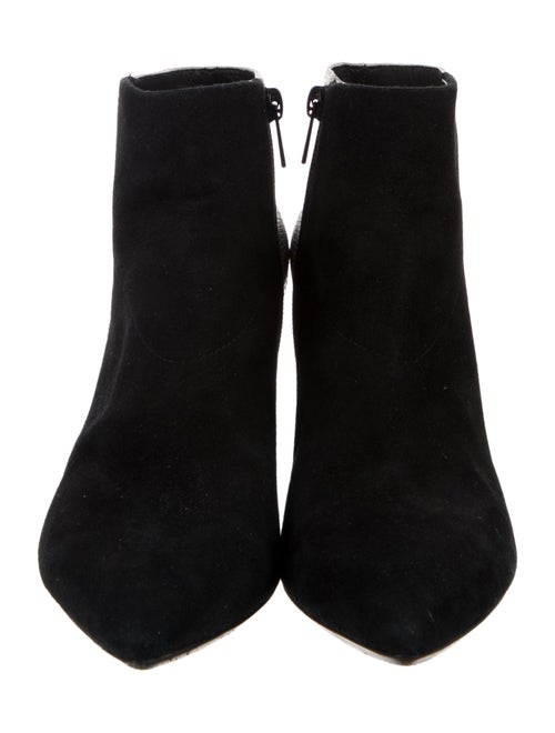 Loeffler Randall Suede Colorblock Pattern Boots