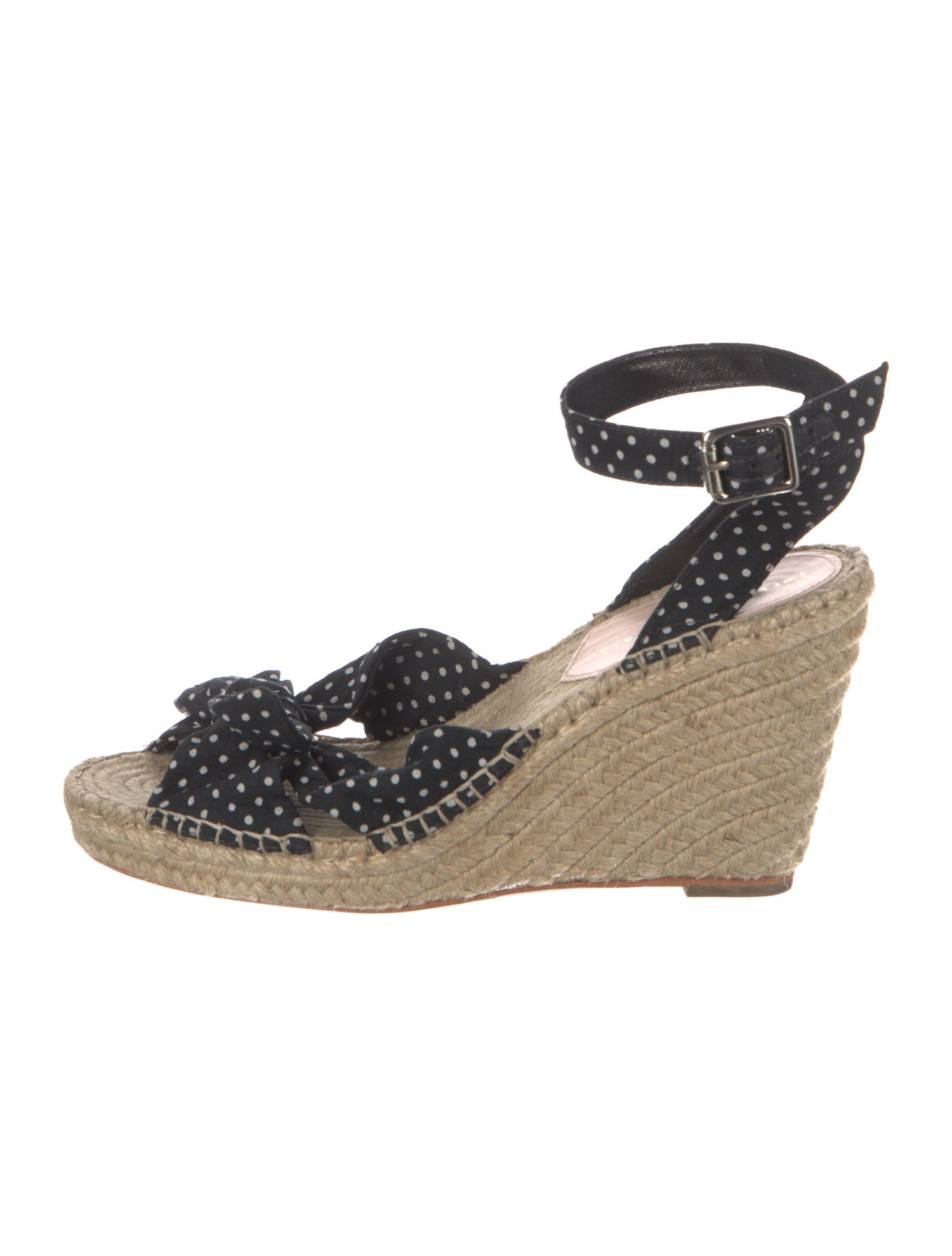 Loeffler Randall Polka Dot Print Espadrilles