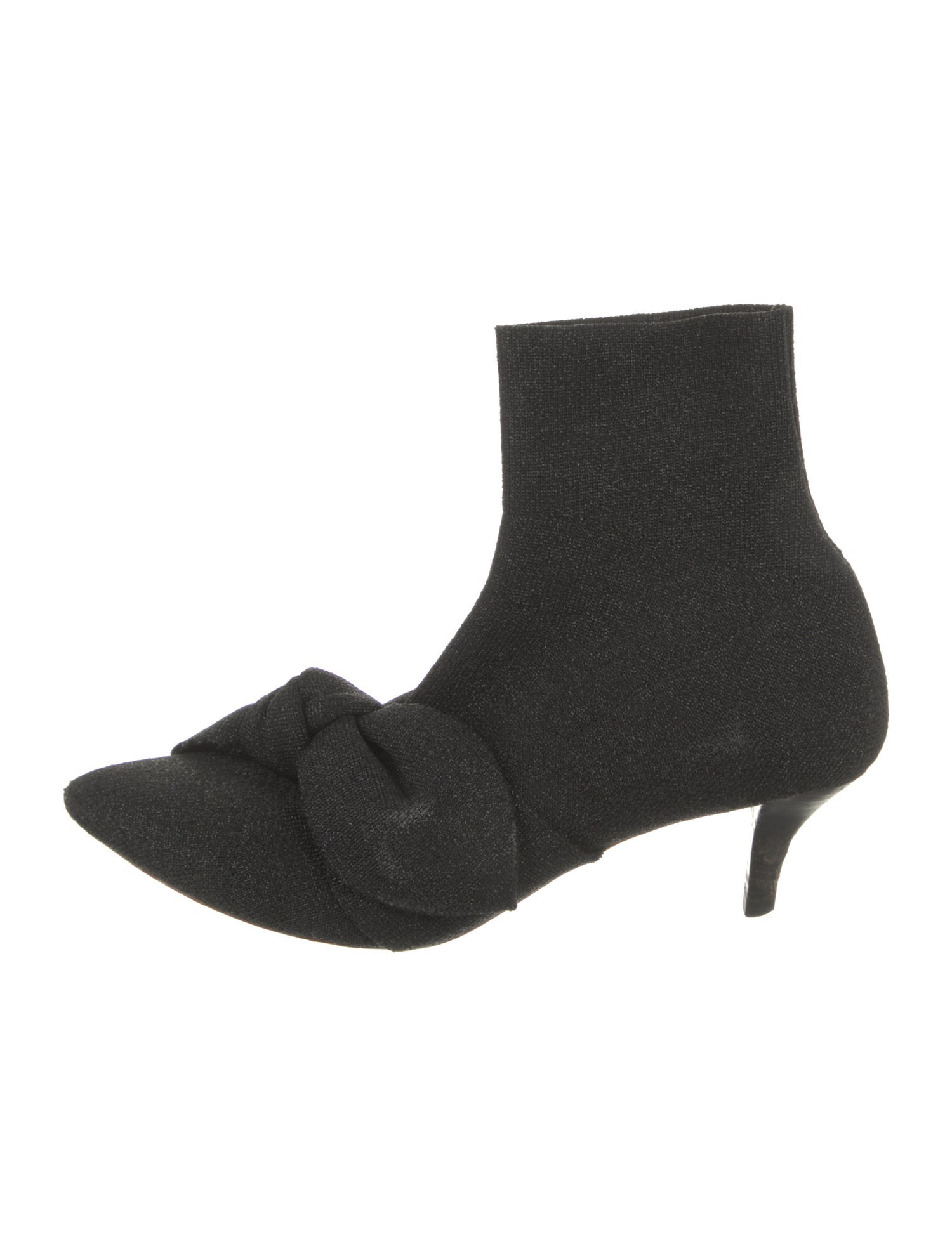 Loeffler Randall Glitter Accents Sock Boots