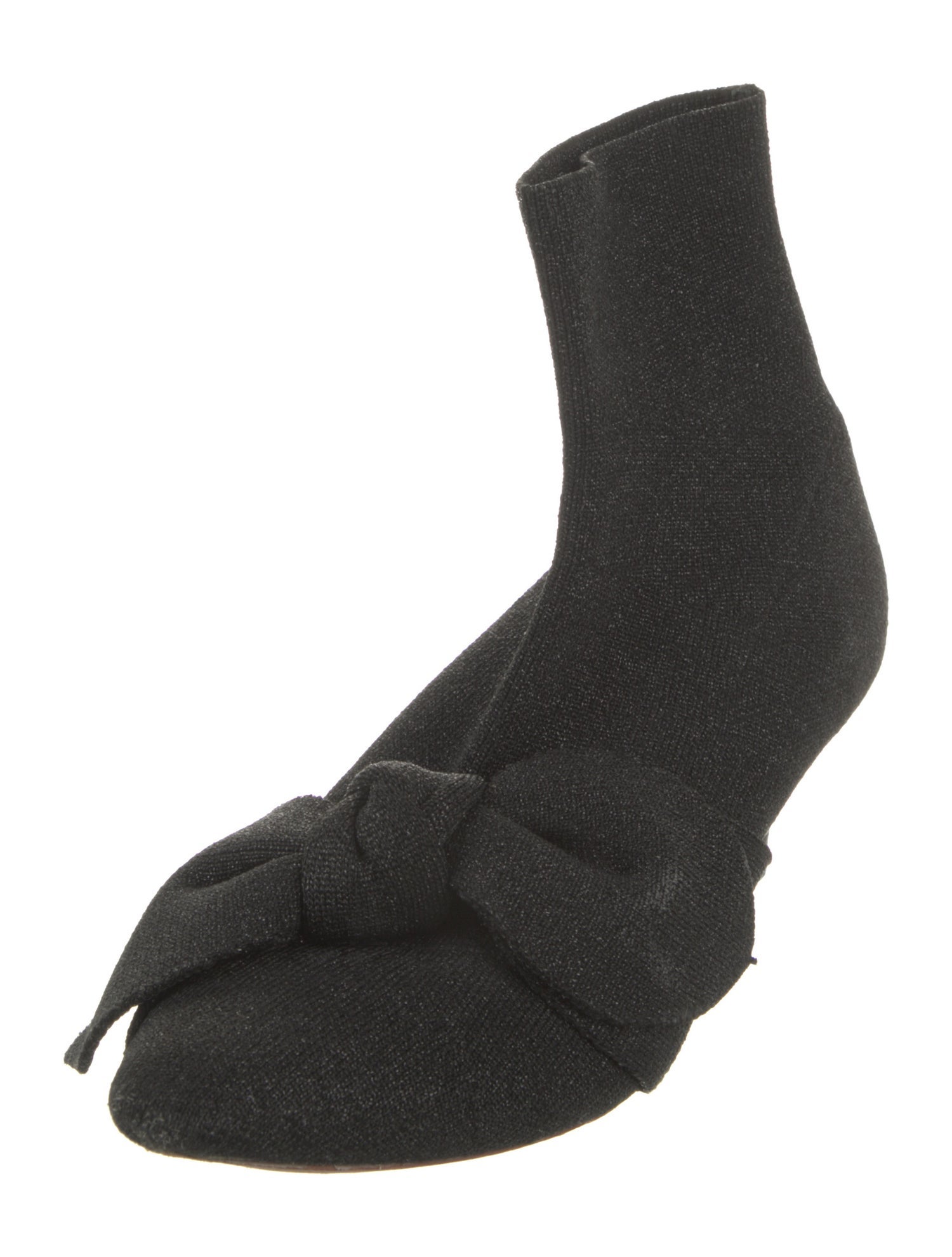 Loeffler Randall Glitter Accents Sock Boots