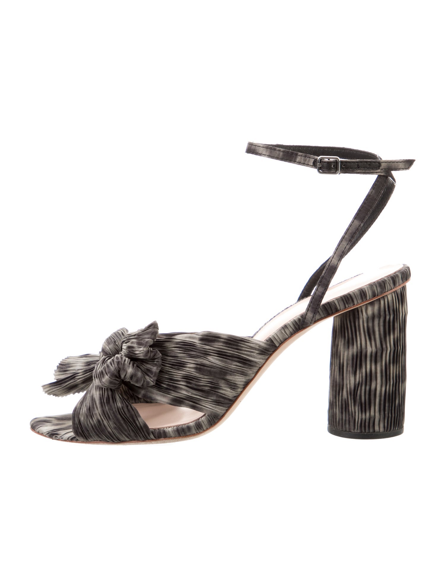Loeffler Randall Animal Print Bow Accents Sandals