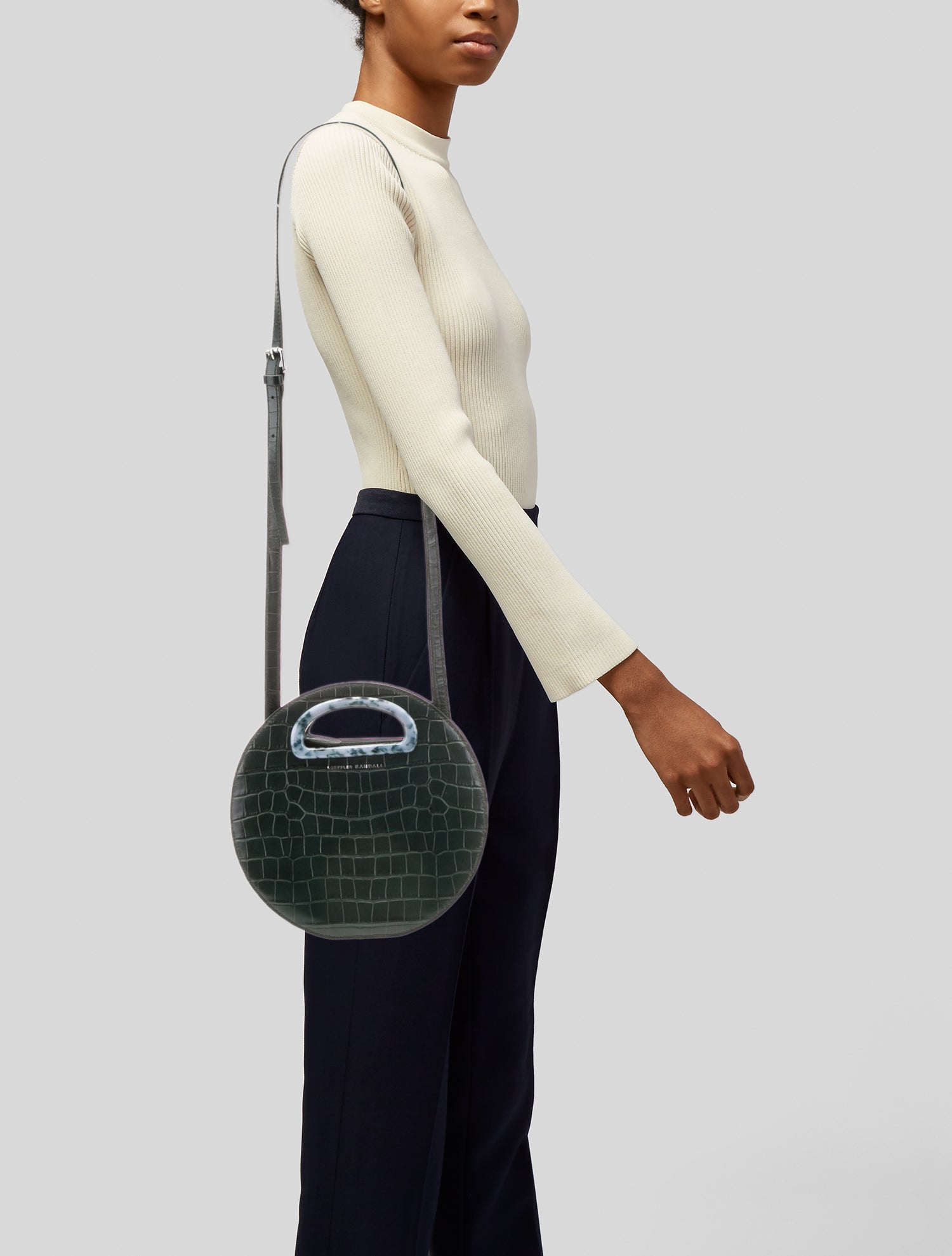 Loeffler Randall Leather Crossbody Bag