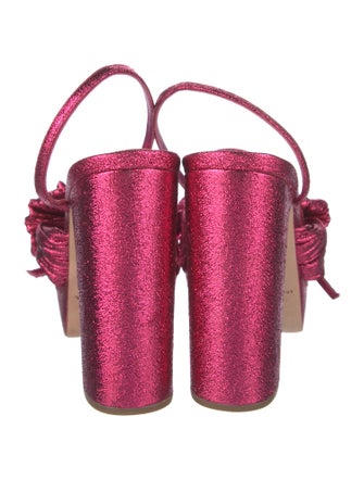 Loeffler Randall Glitter Accents Sandals