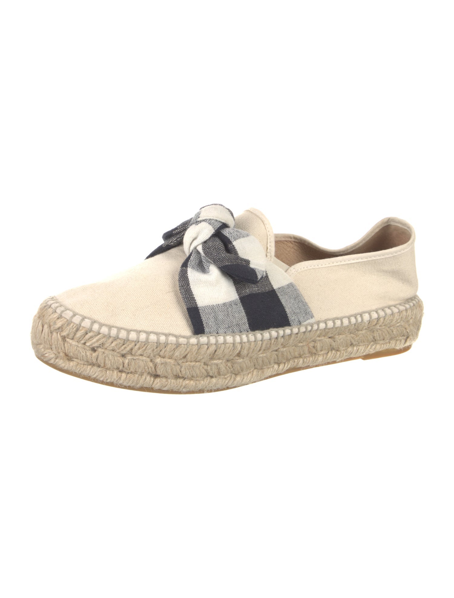 Loeffler Randall Canvas Colorblock Pattern Espadrilles