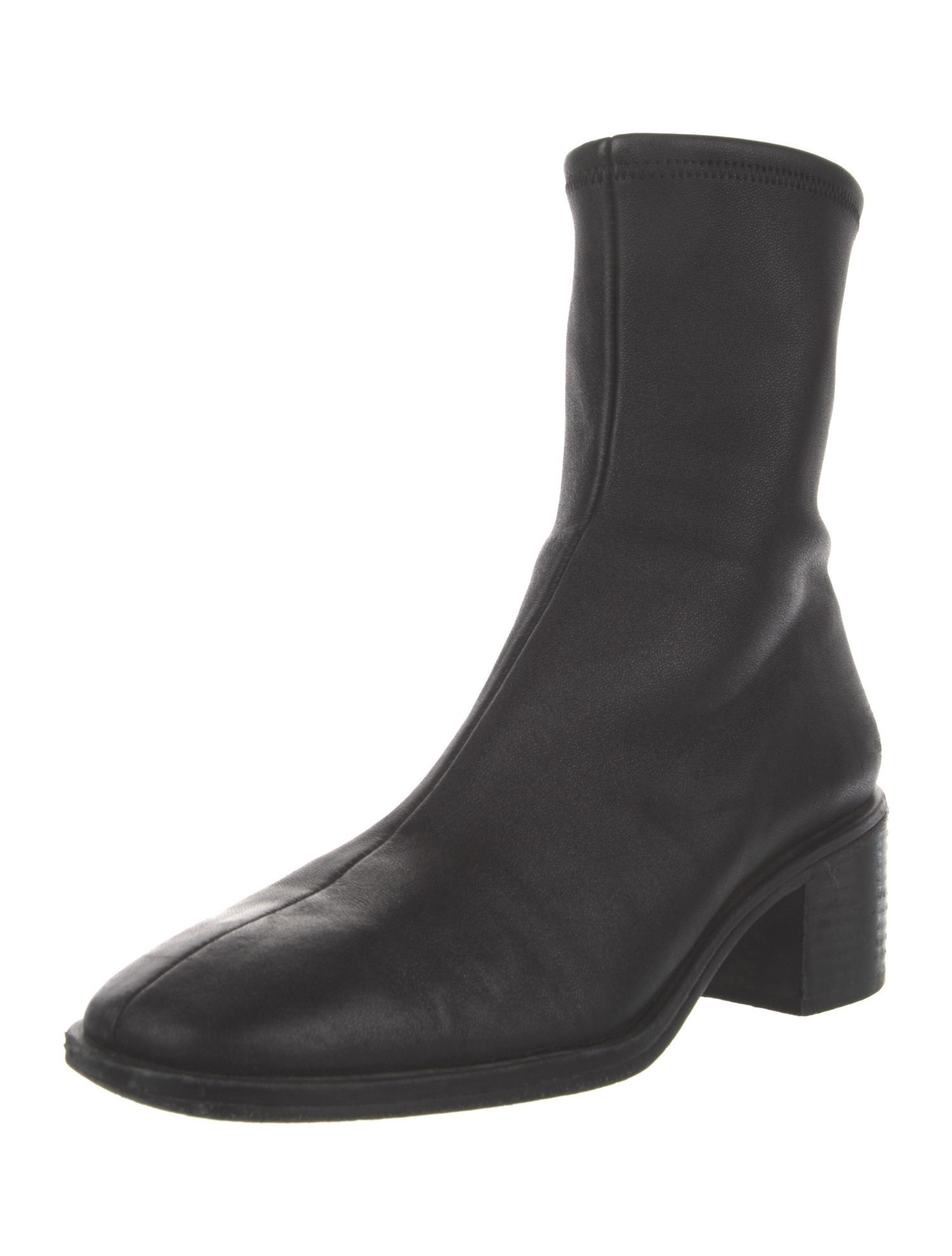 Loeffler Randall Leather Sock Boots