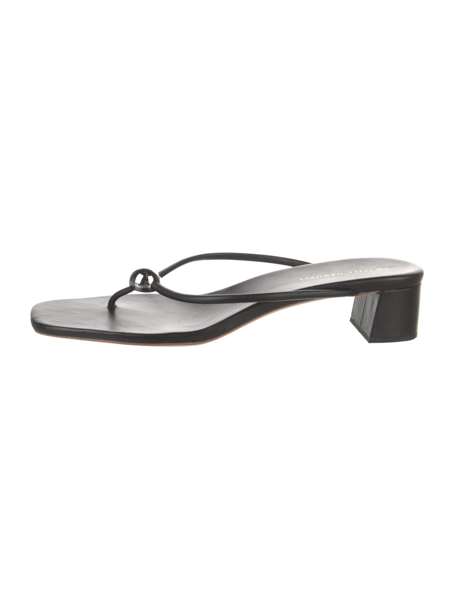 Loeffler Randall Leather Flip Flops