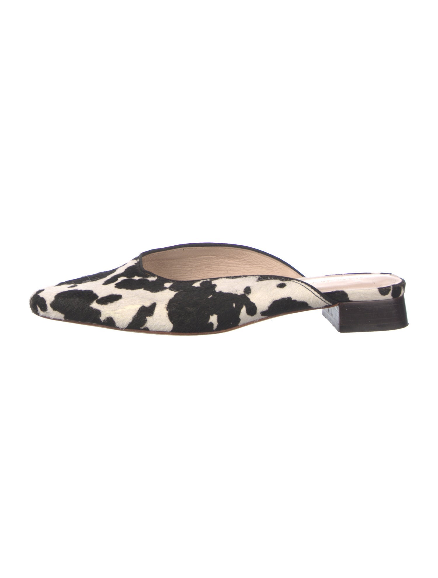 Loeffler Randall Ponyhair Printed Mules