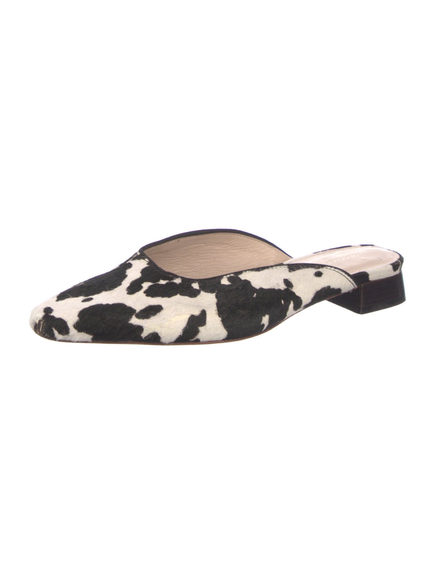 Loeffler Randall Ponyhair Printed Mules