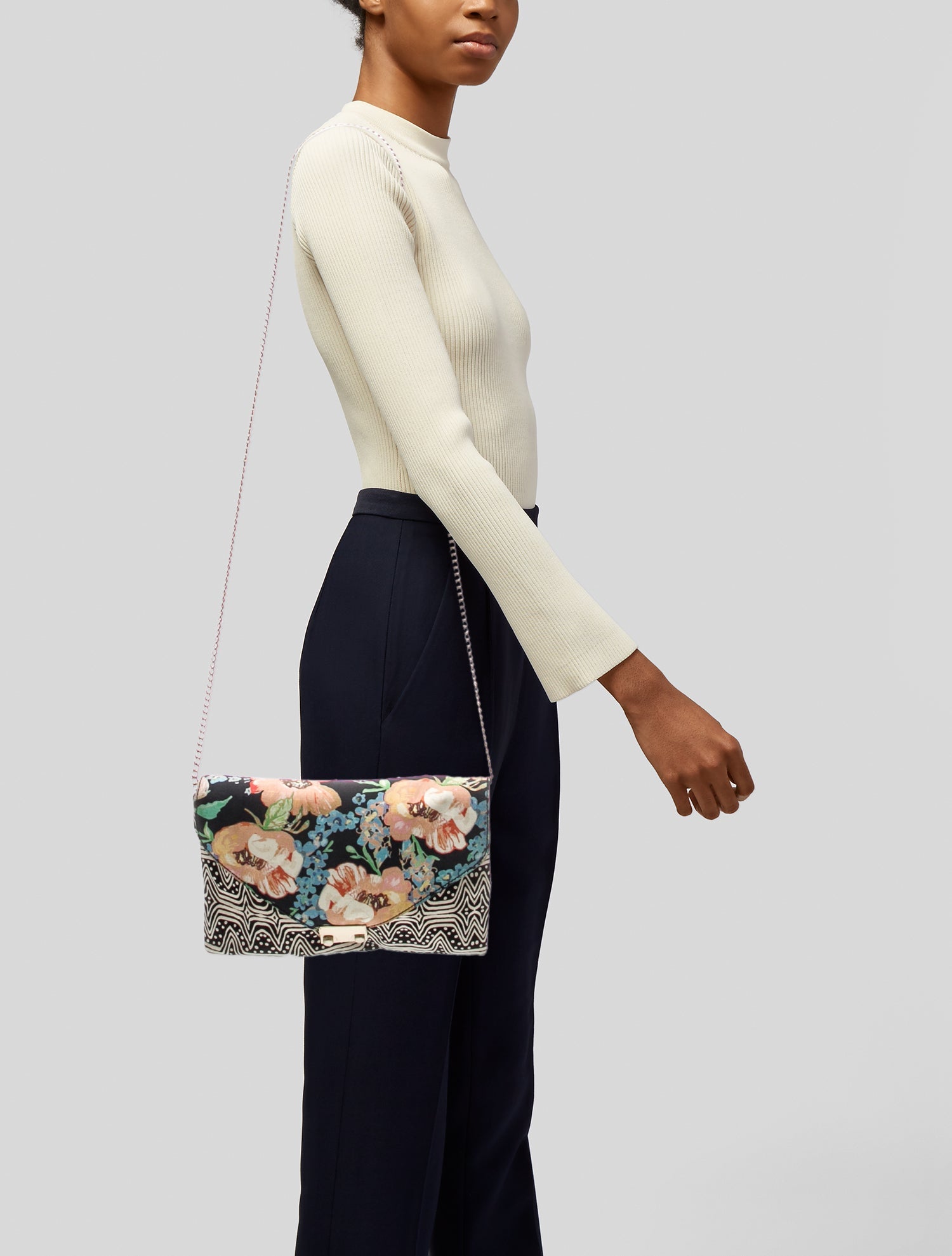 Loeffler Randall Canvas Clutch