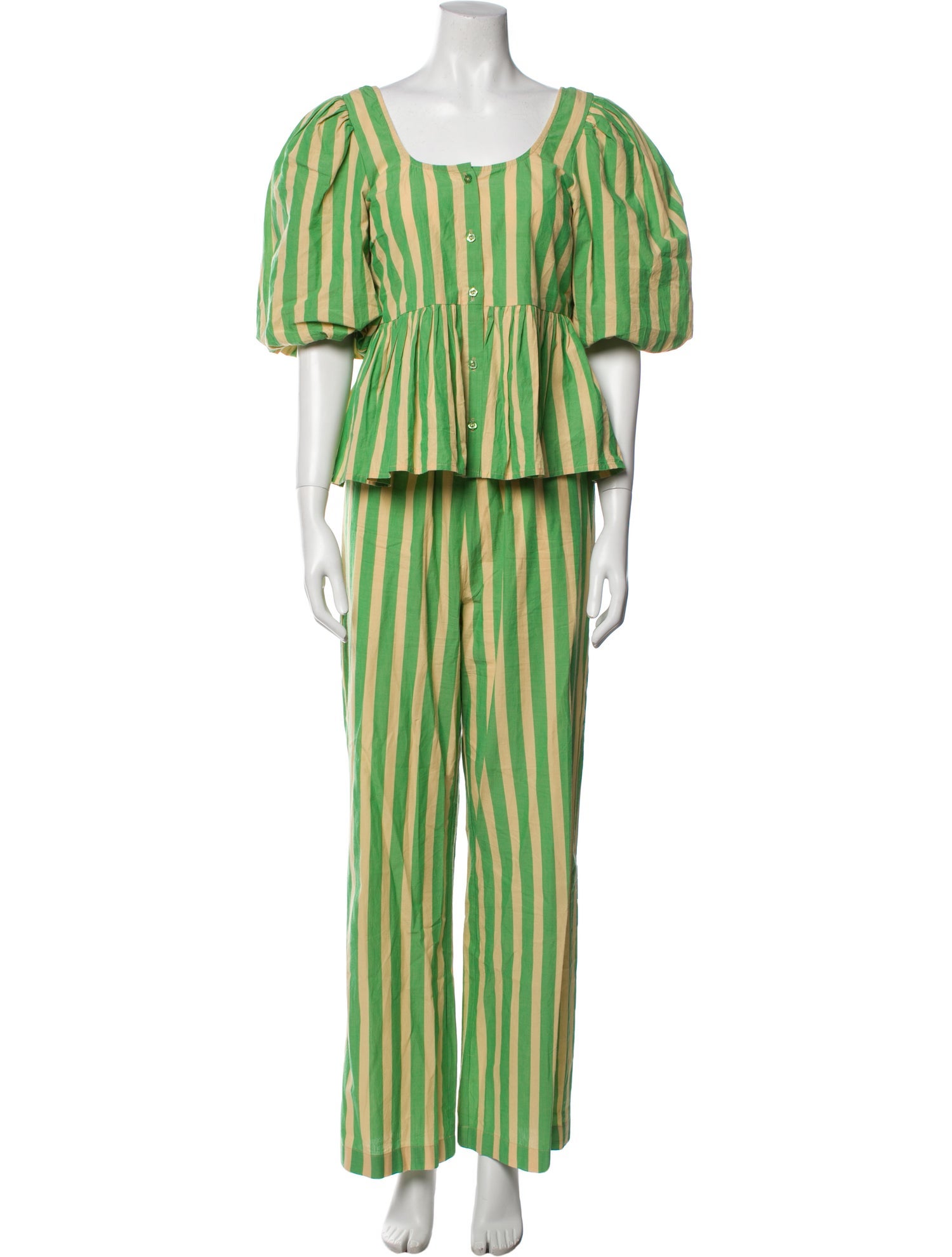 Loeffler Randall Striped Pant Set