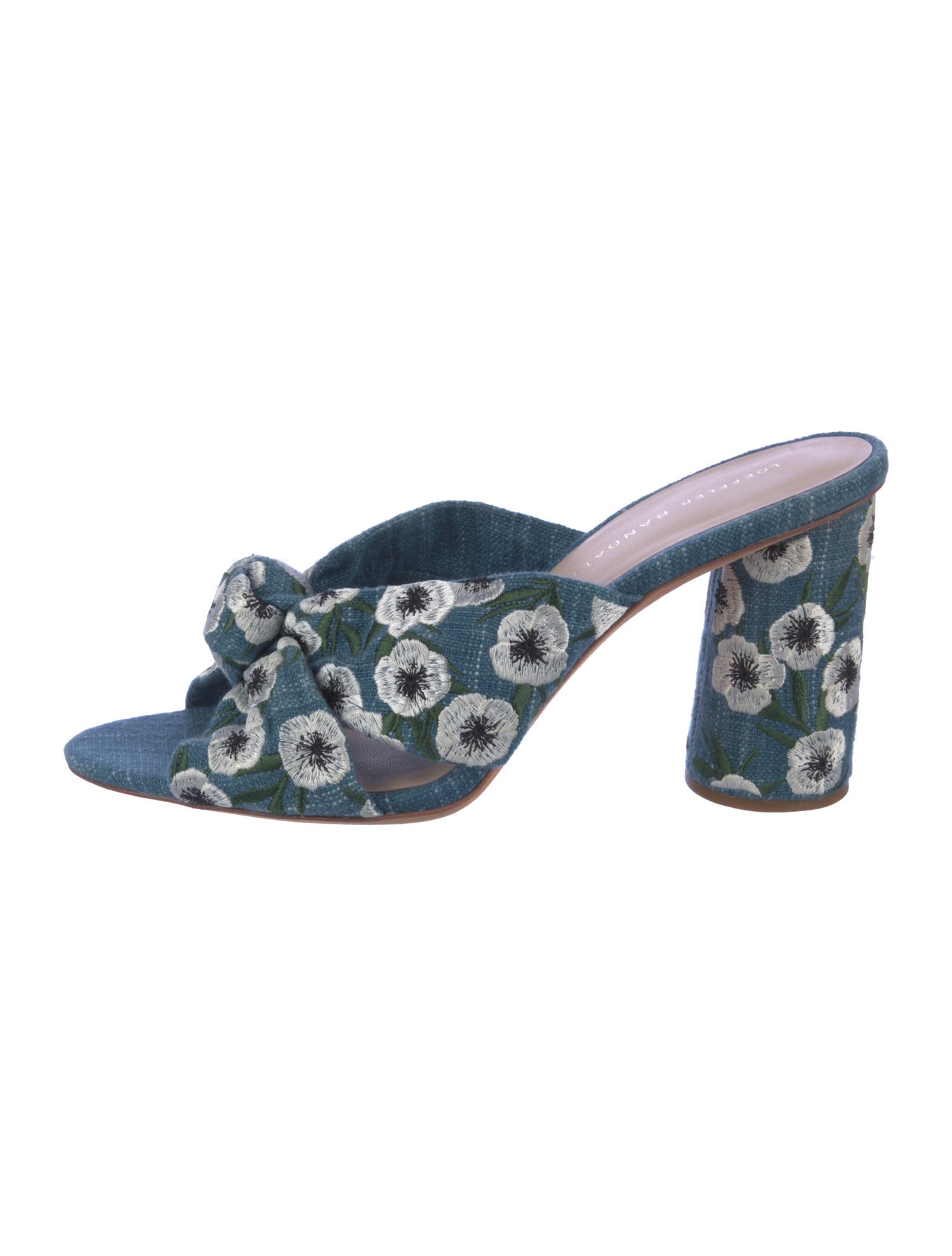 Loeffler Randall Canvas Floral Print Slides