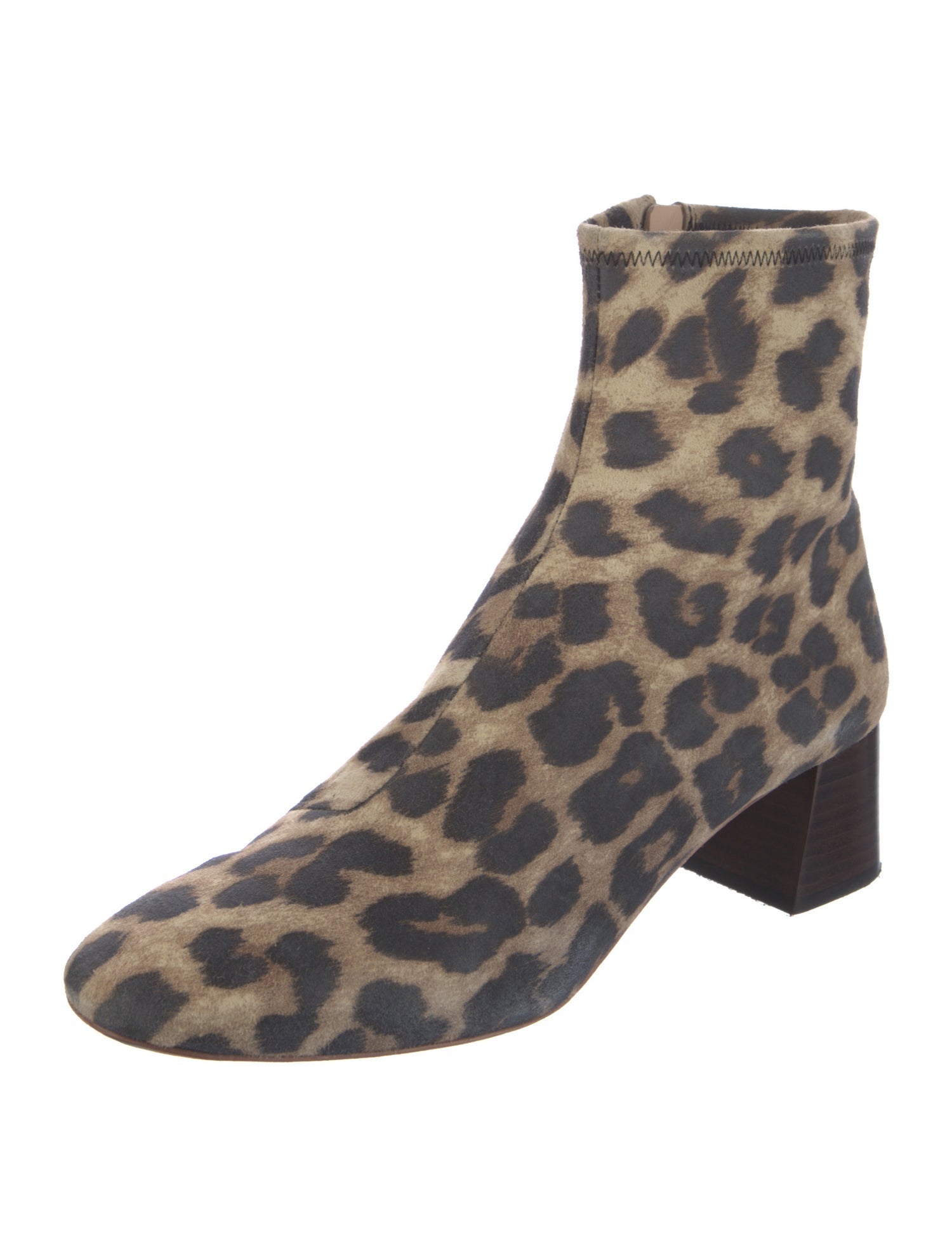 Loeffler Randall Suede Animal Print Boots