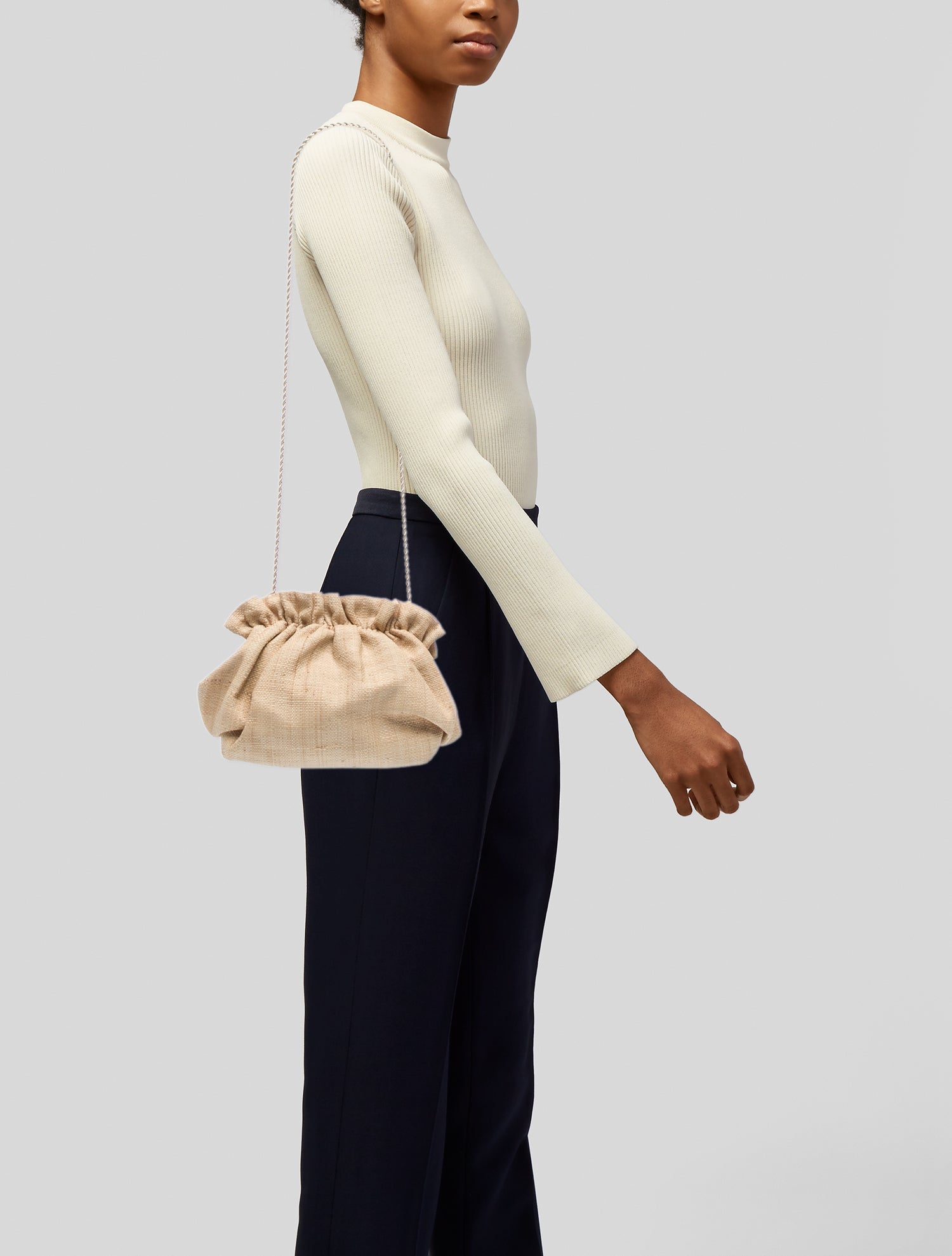 Loeffler Randall Raffia Bucket Bag