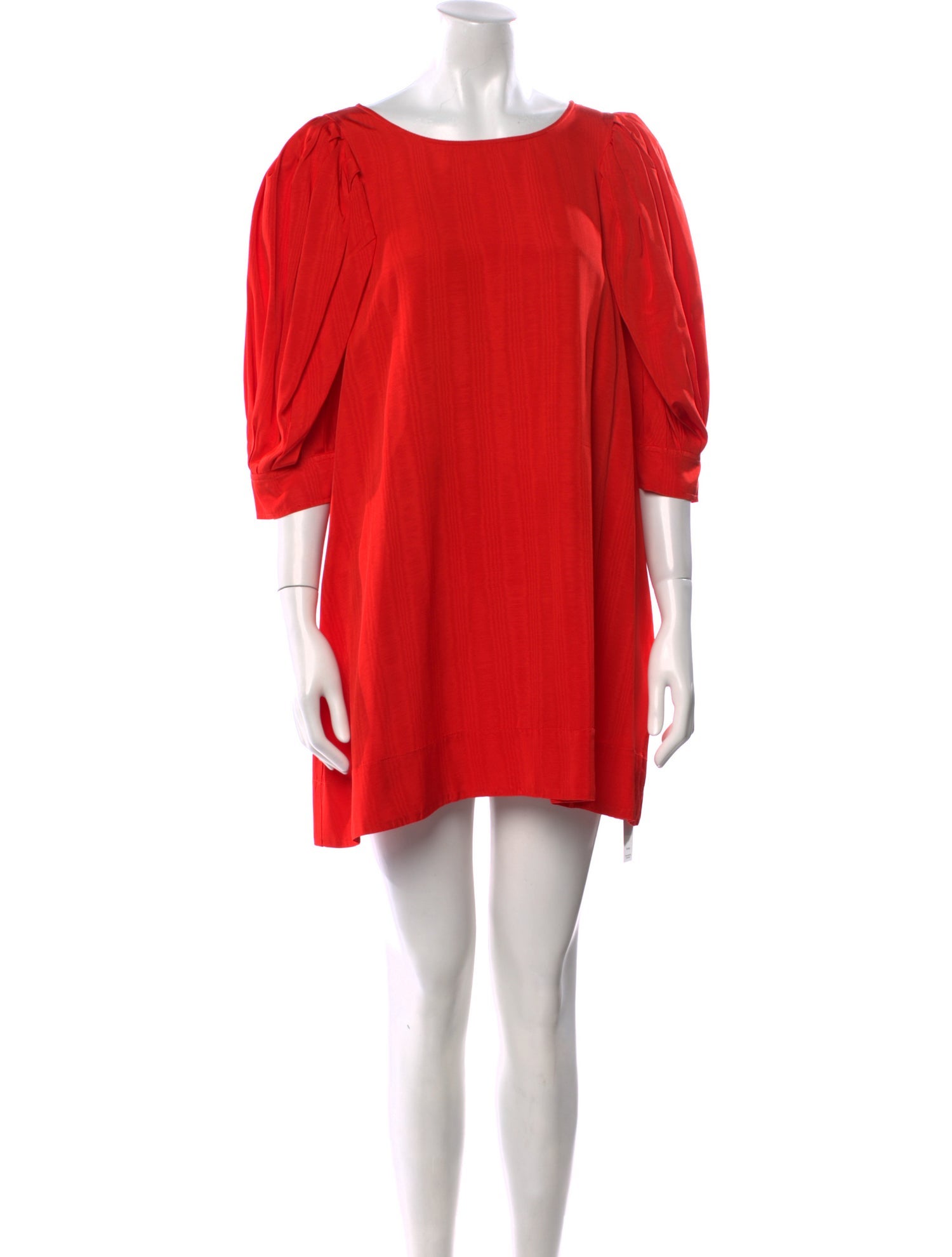 Loeffler Randall Bateau Neckline Mini Dress