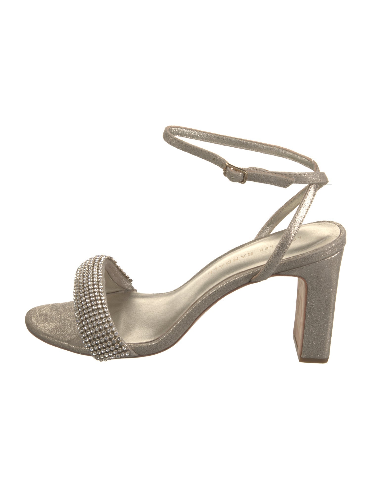 Loeffler Randall Suede Crystal Embellishments Sandals