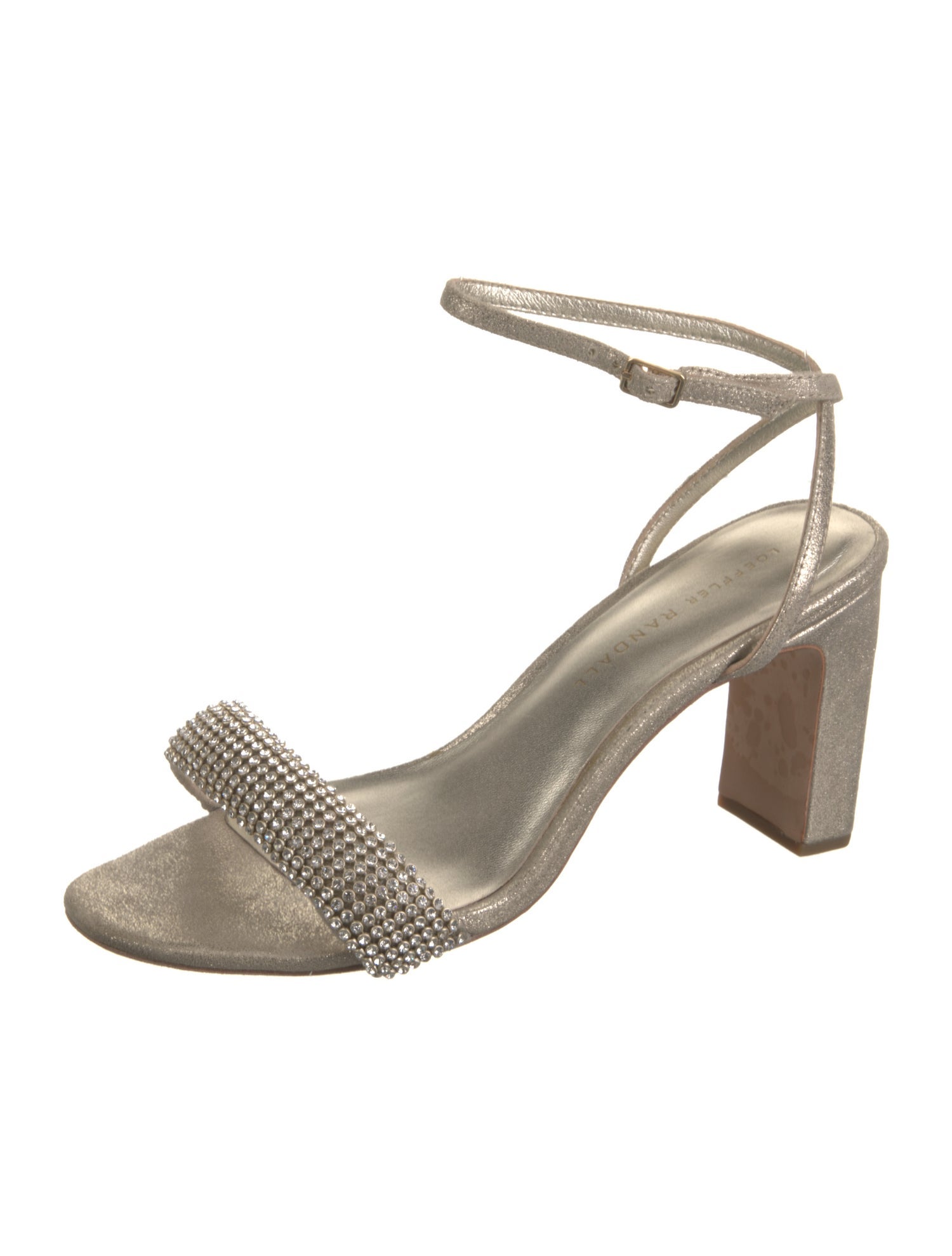 Loeffler Randall Suede Crystal Embellishments Sandals