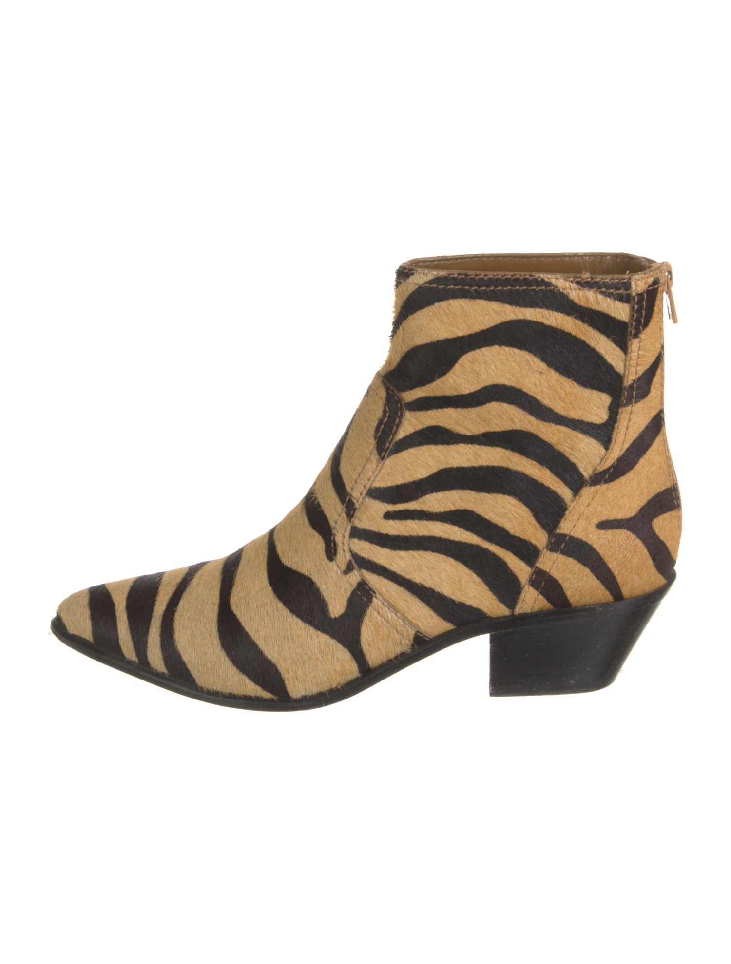 Loeffler Randall Ponyhair Animal Print Western Boots