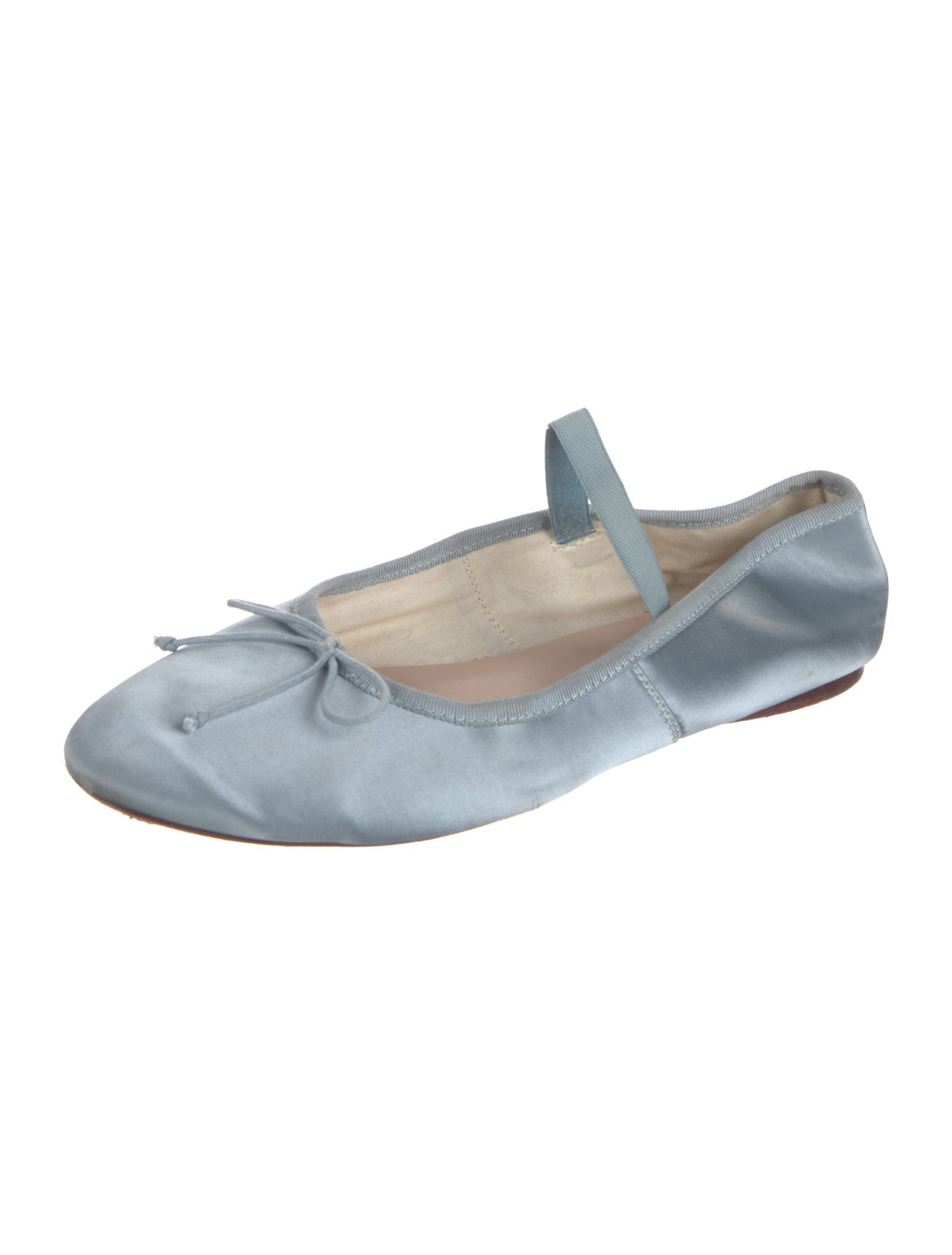Loeffler Randall Satin Mary Jane Flats