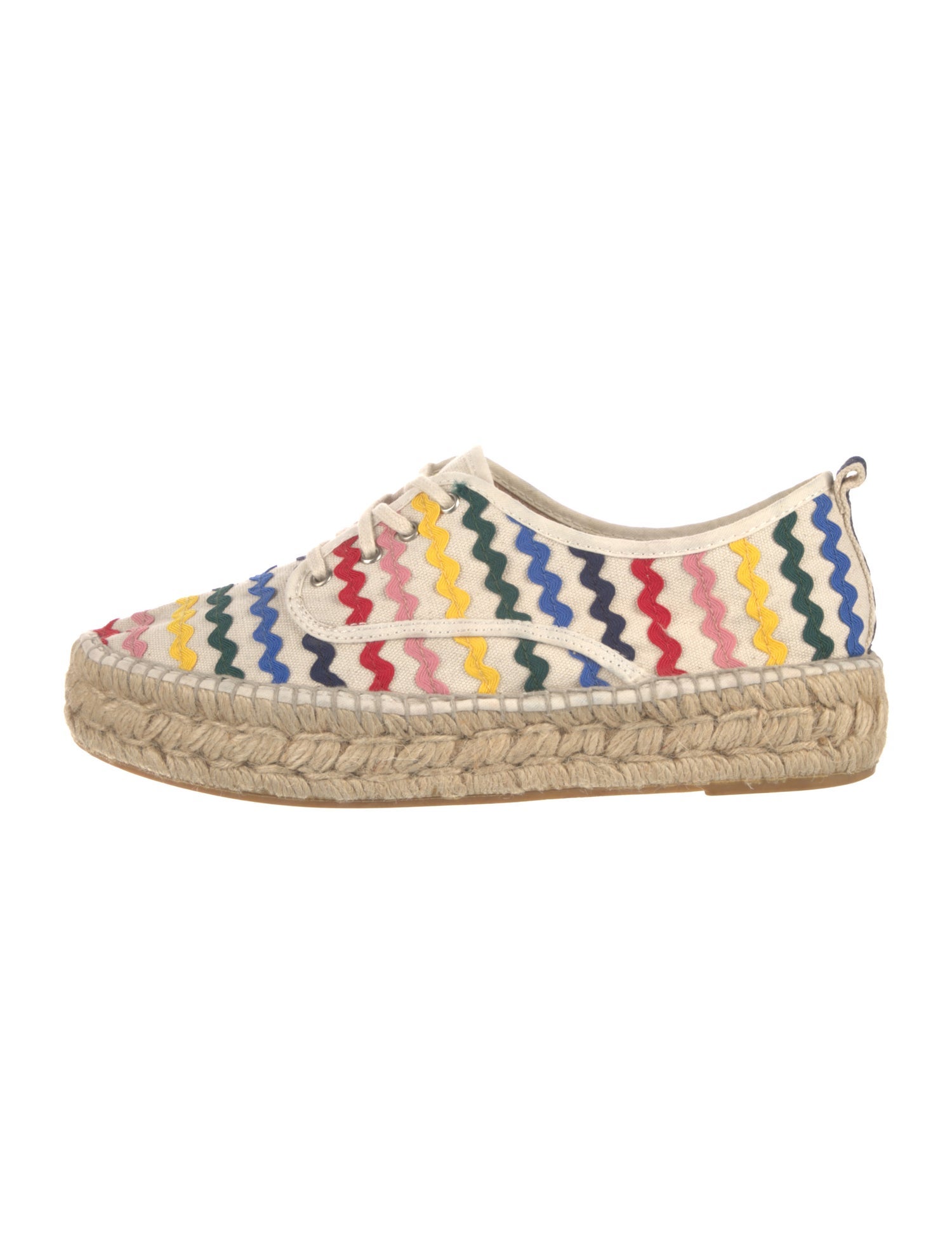 Loeffler Randall Canvas Printed Espadrille Sneakers