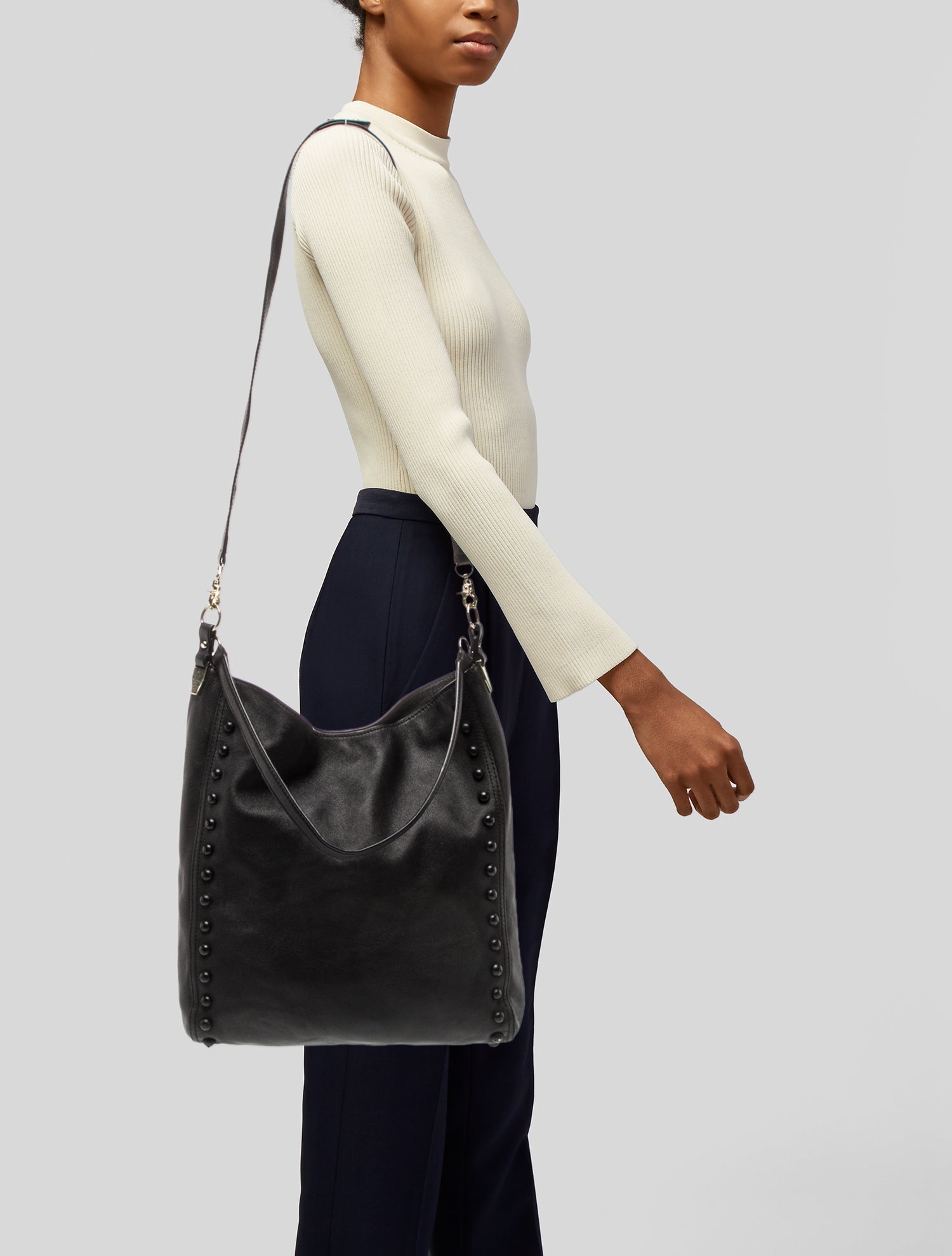 Loeffler Randall Leather Shoulder Bag