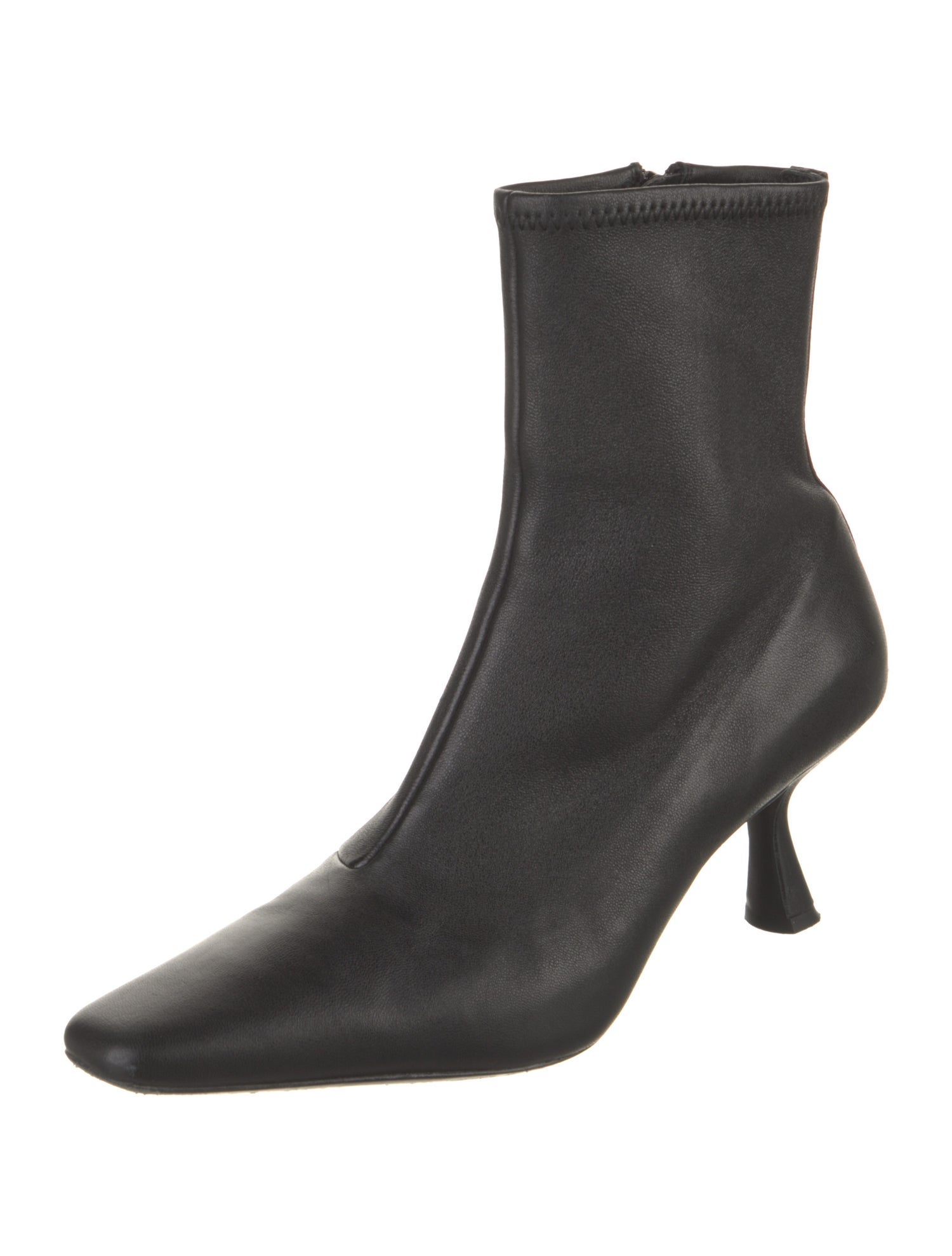 Loeffler Randall Leather Sock Boots
