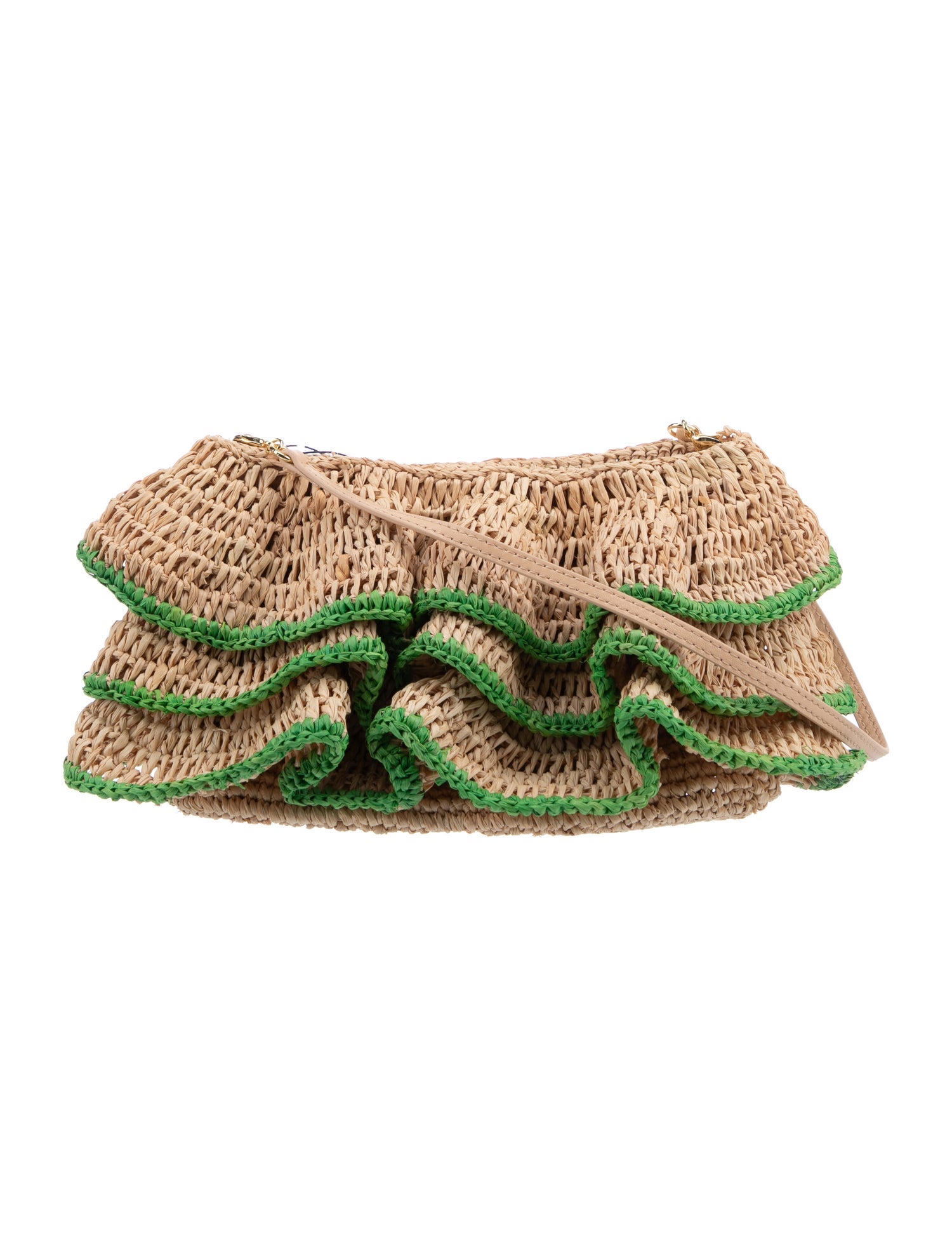 Loeffler Randall Raffia Clutch
