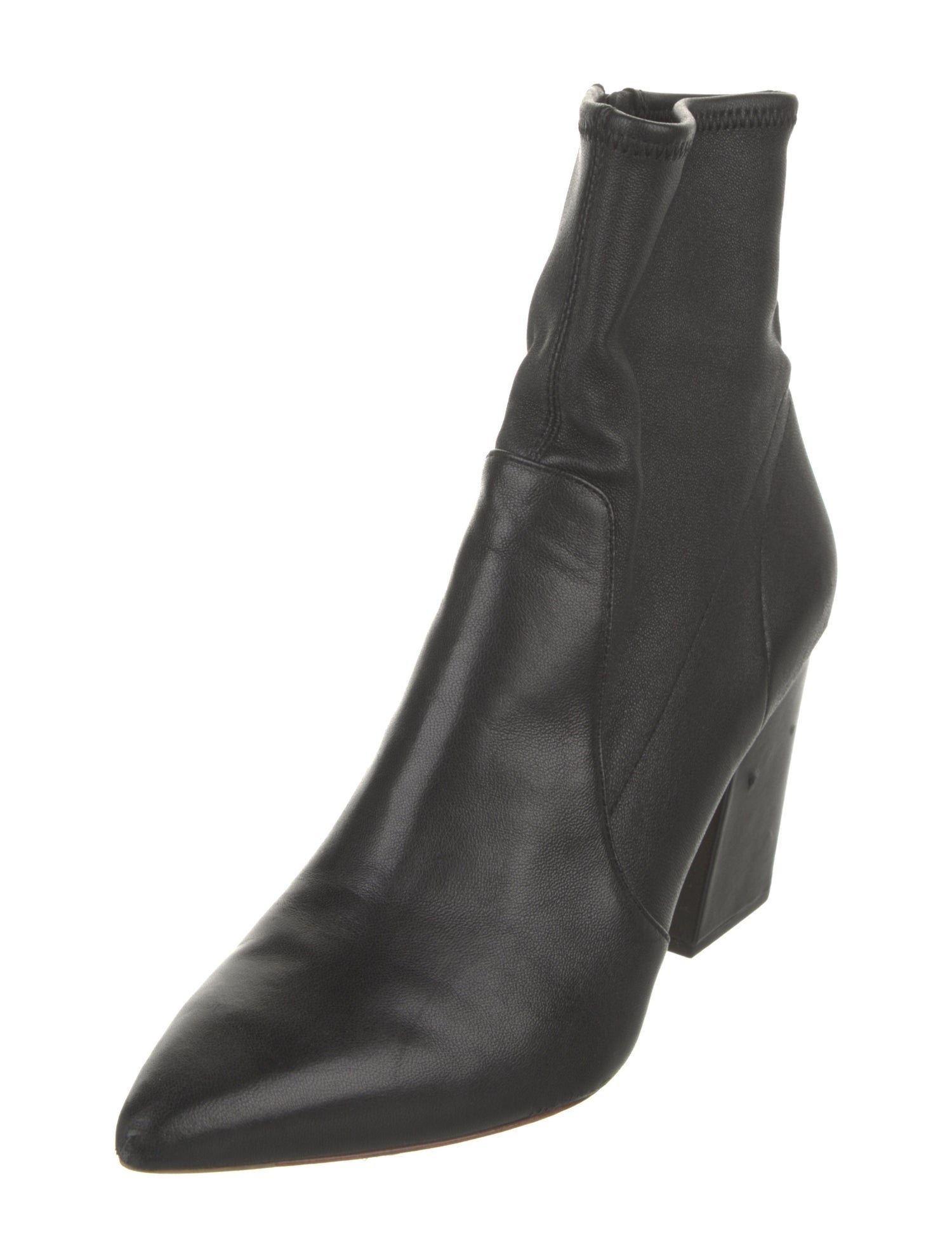 Loeffler Randall Leather Sock Boots