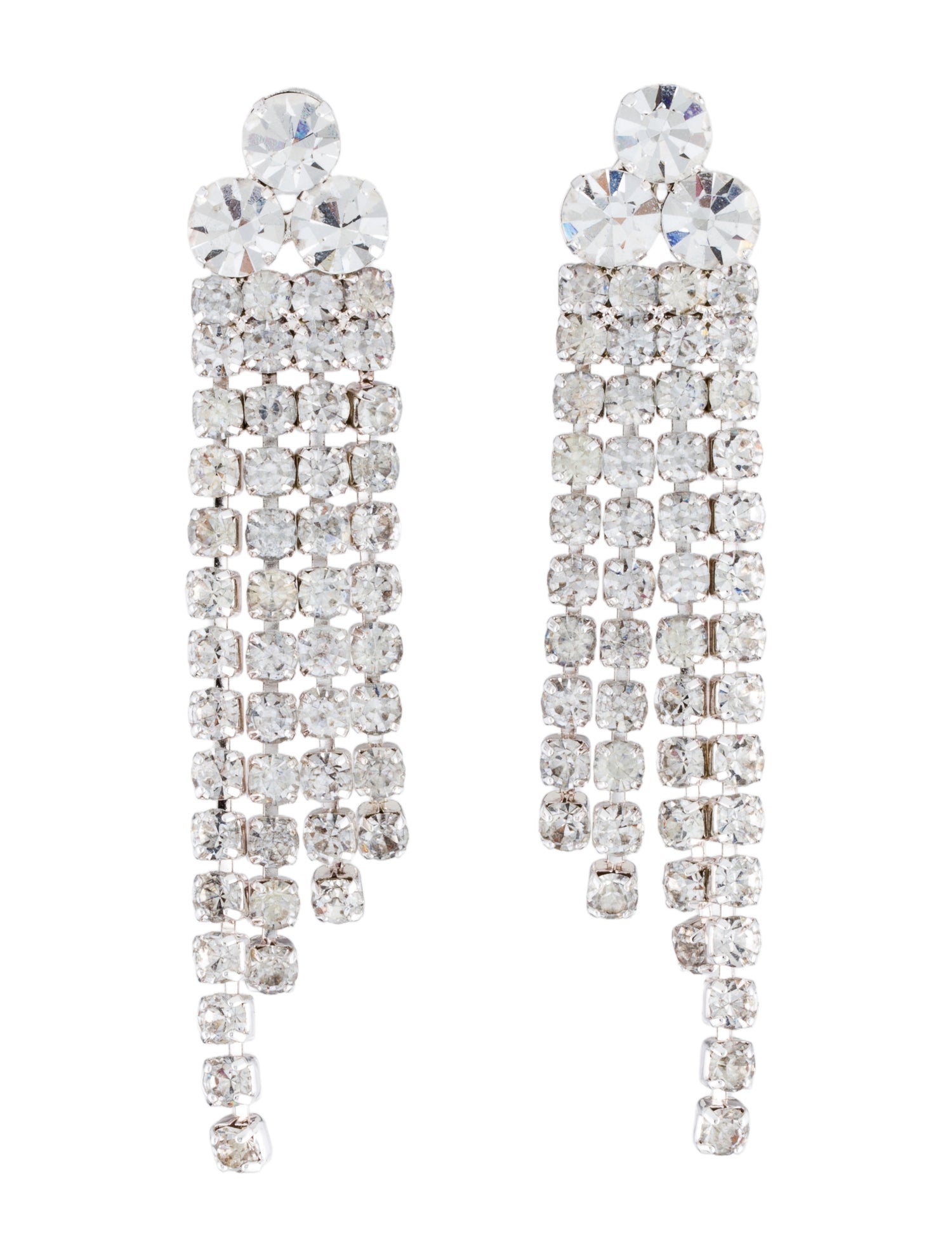 Loeffler Randall Crystal Sabrina Drop Earrings