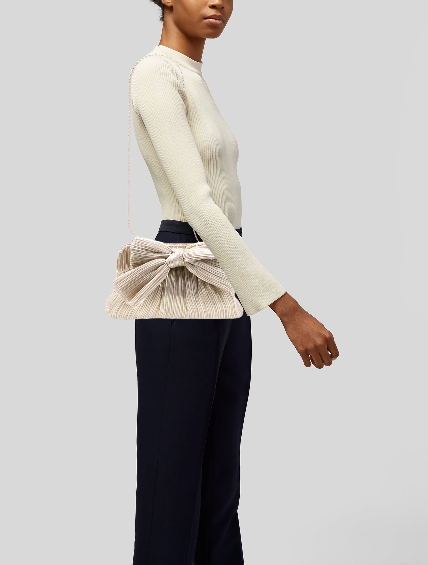 Loeffler Randall Satin Shoulder Bag