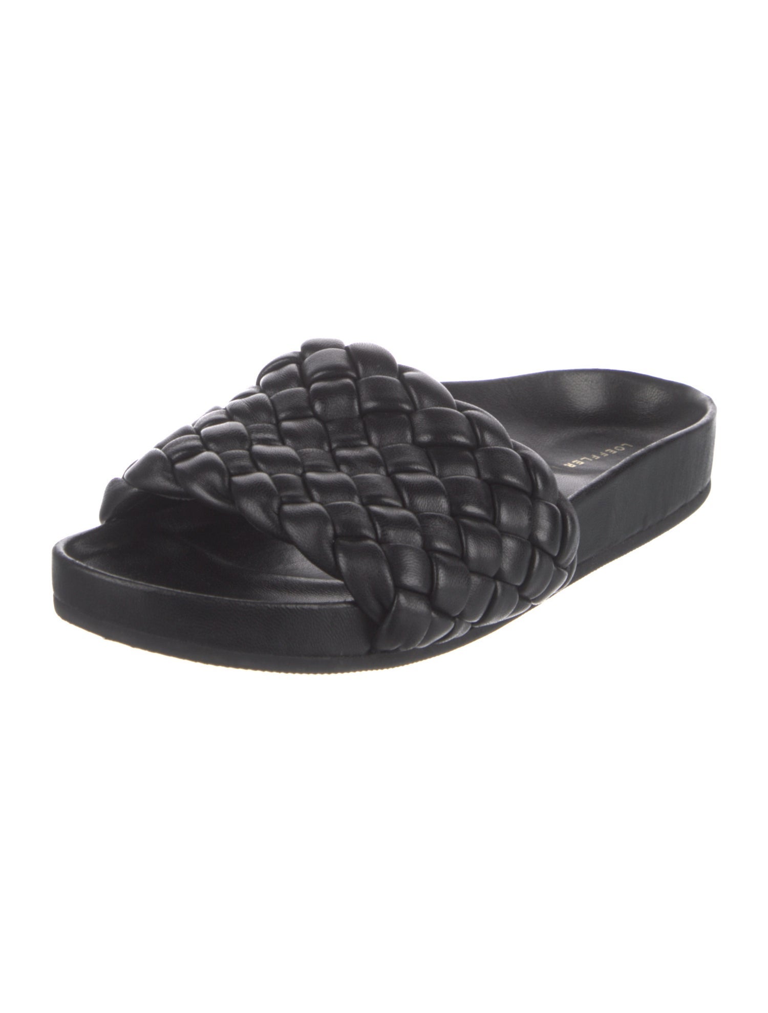 Loeffler Randall Leather Slides