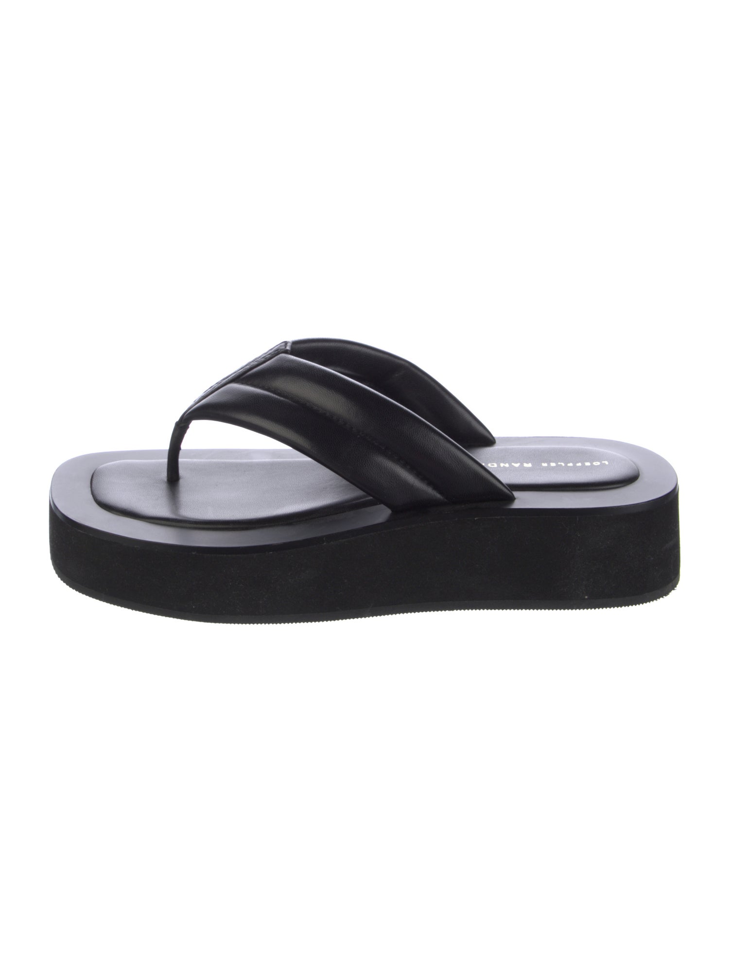 Loeffler Randall Leather Flip Flops