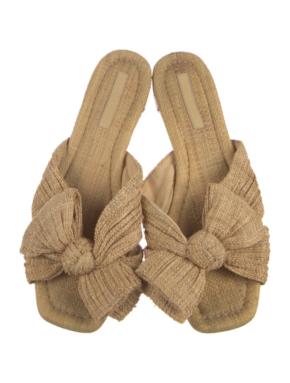 Loeffler Randall Raffia Tweed Pattern Espadrilles - image 3