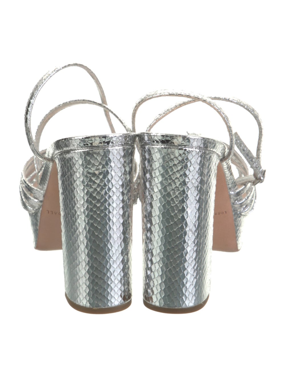 Loeffler Randall Embossed Leather Patterned Sanda… - image 4