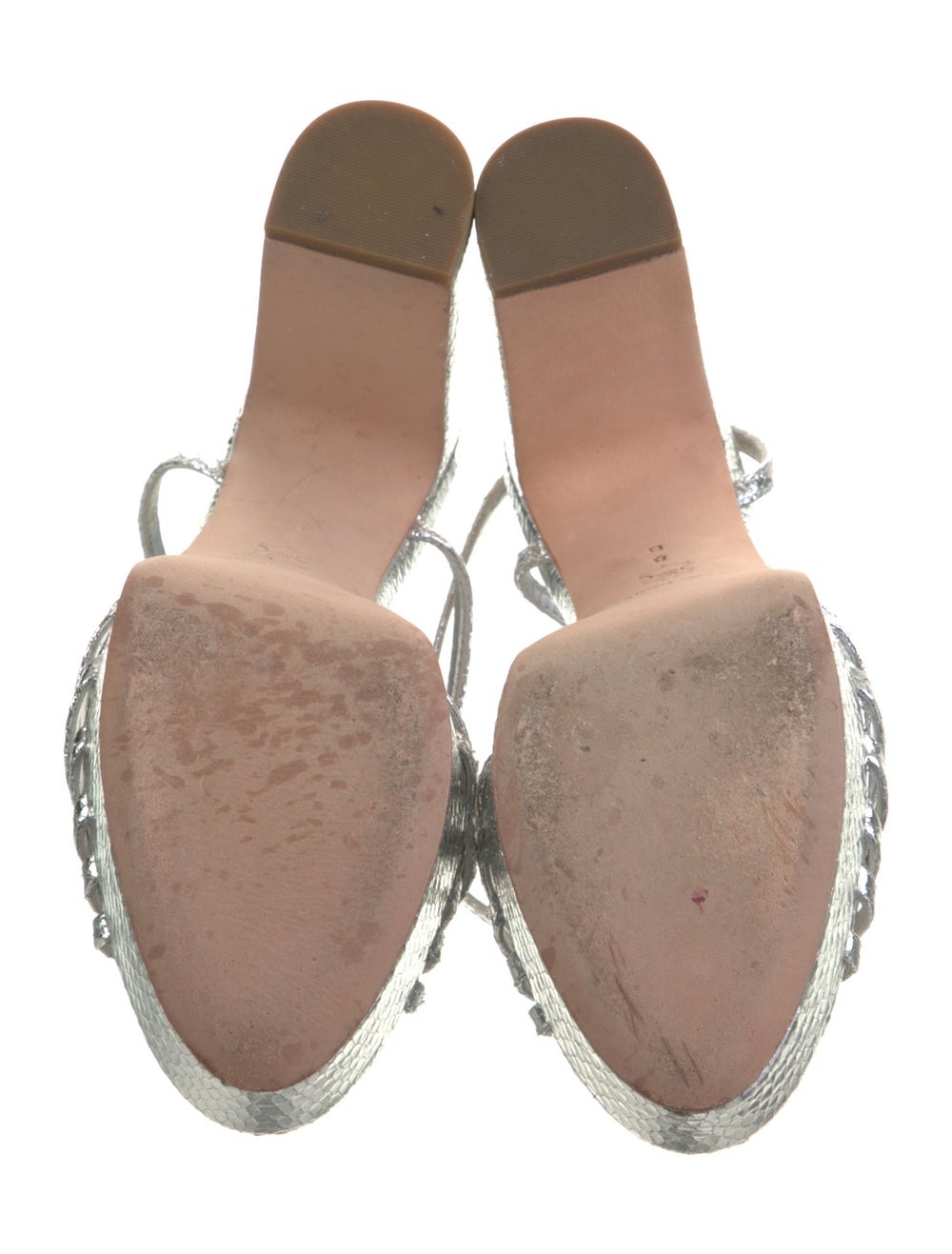 Loeffler Randall Embossed Leather Patterned Sanda… - image 5