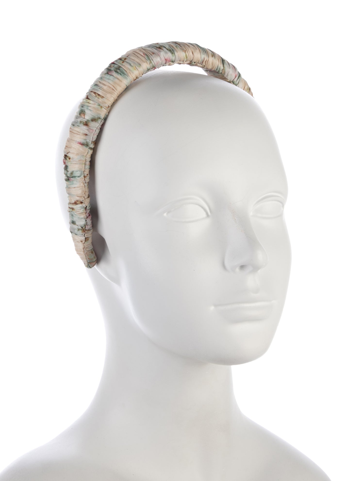 Loeffler Randall Ruched Printed Headband