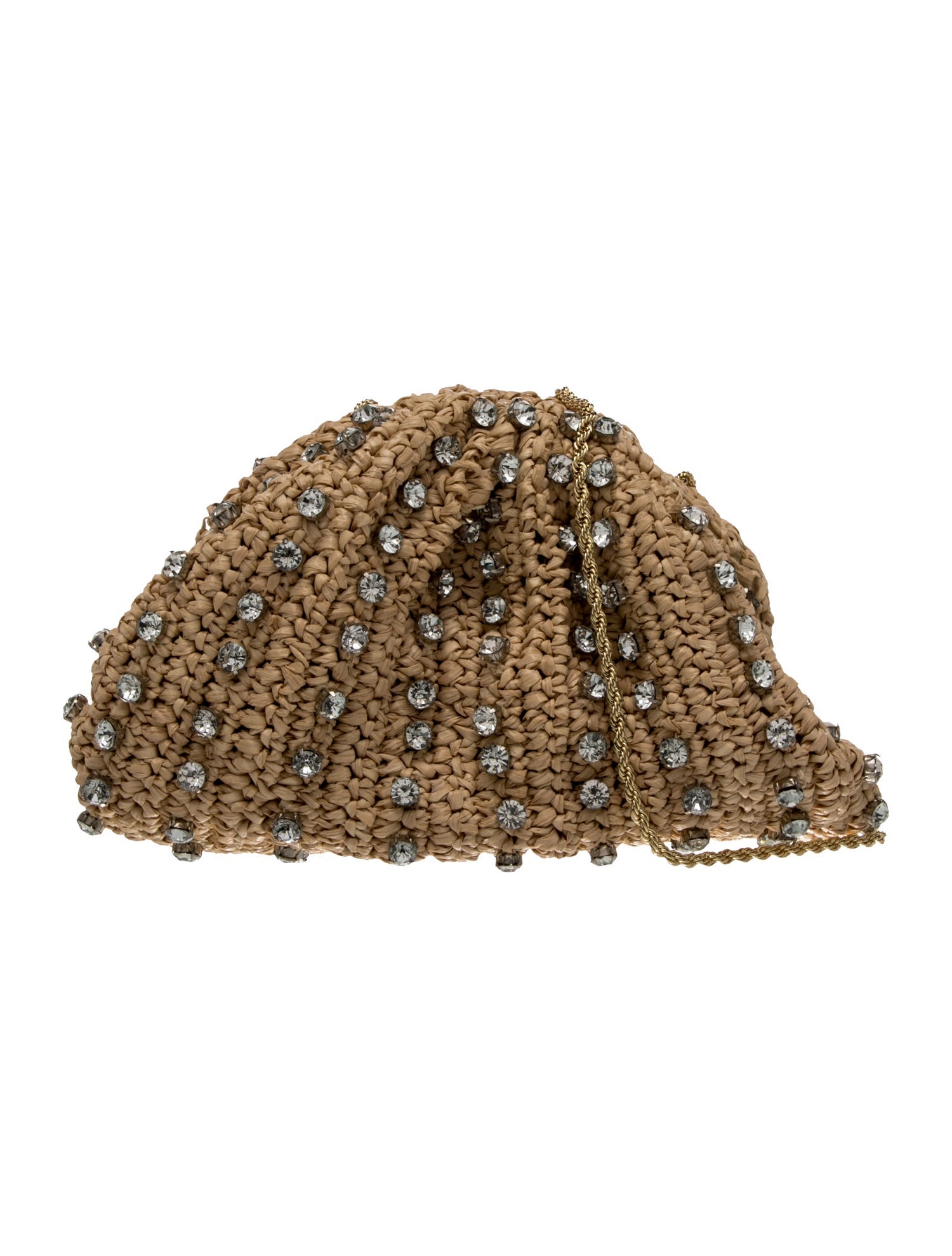 Loeffler Randall Straw Clutch