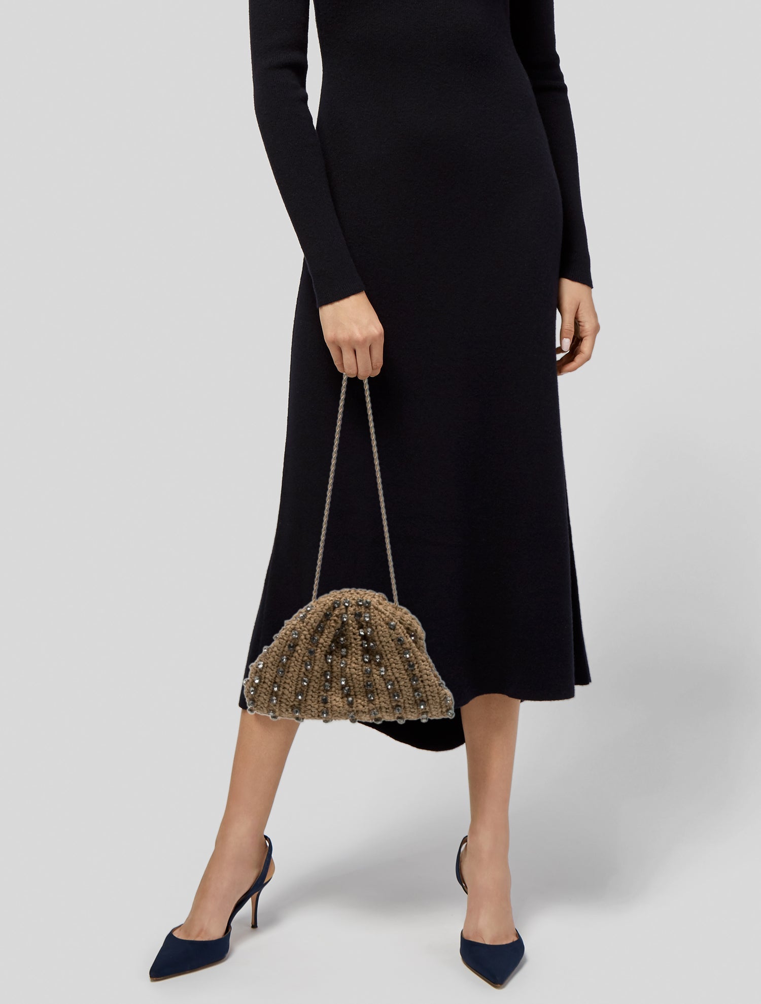 Loeffler Randall Straw Clutch