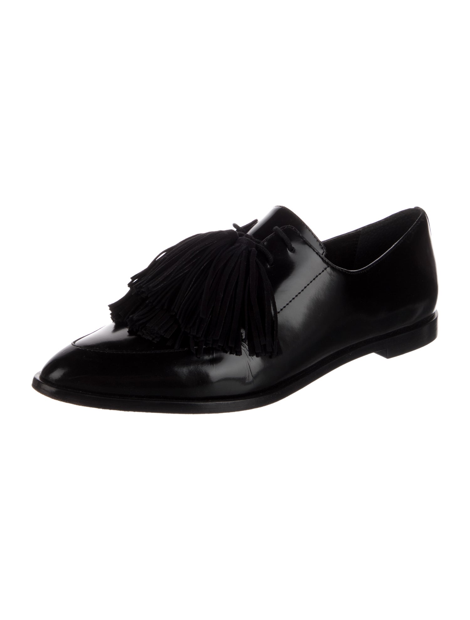 Loeffler Randall Leather Tassel Accents Oxfords