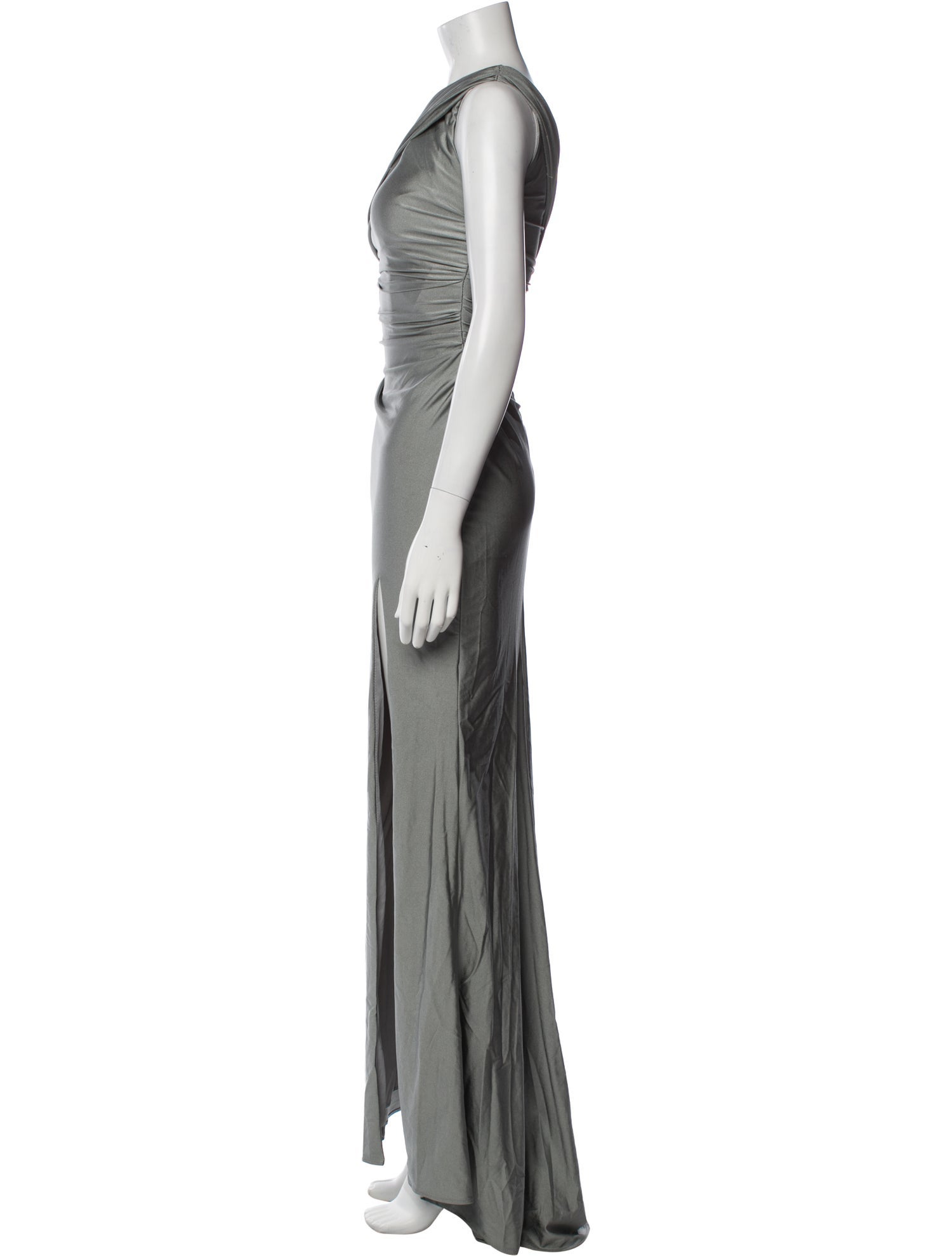 La Femme Linen Long Dress